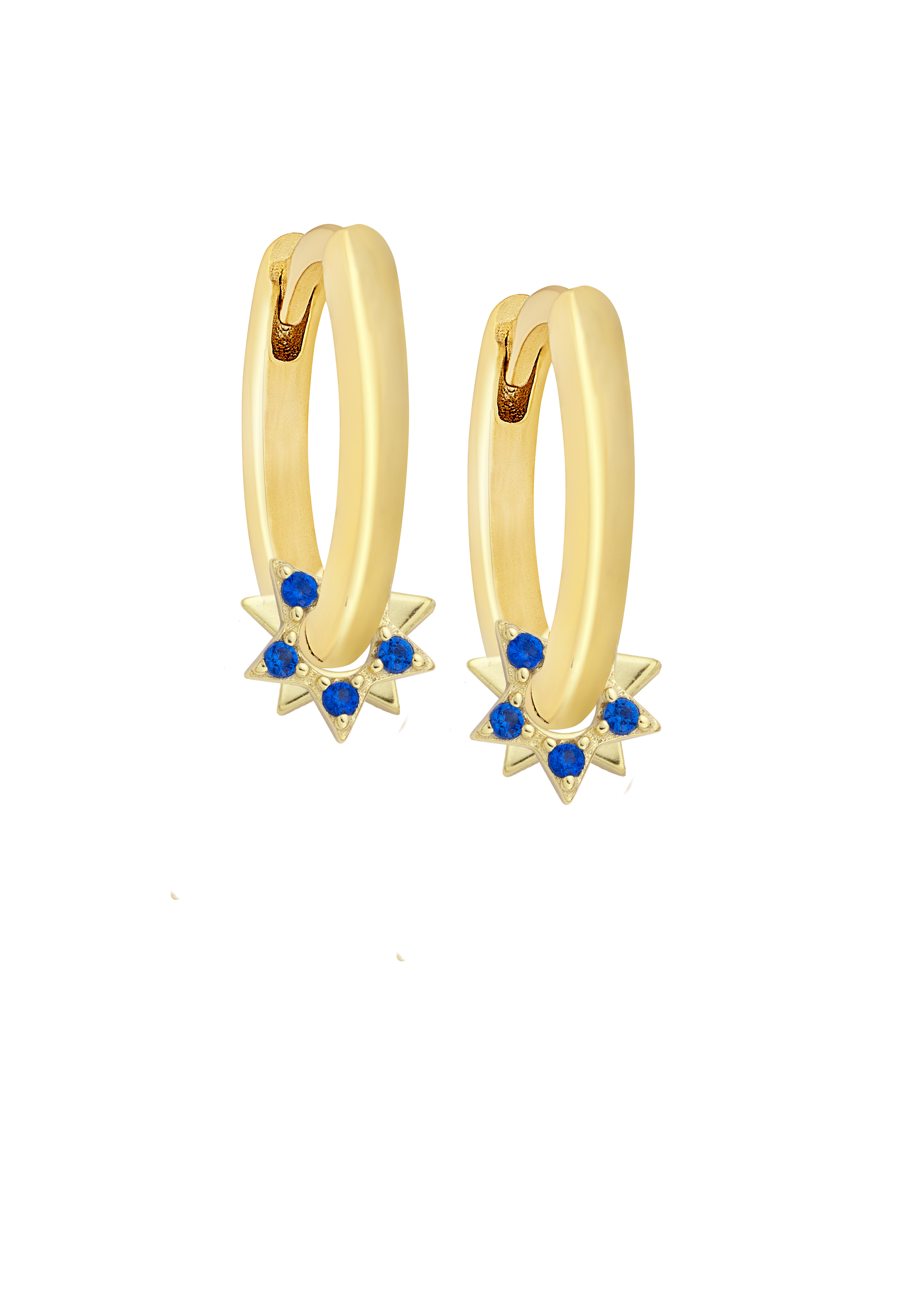 10mm Liliput Golden Hoops
