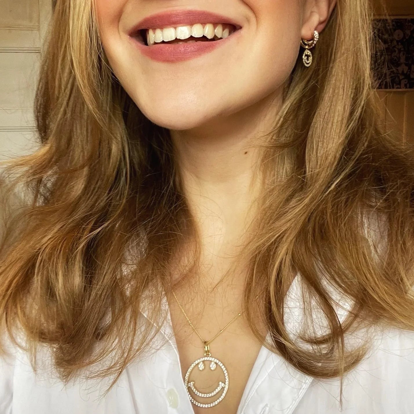 Zirconia Smile pendant