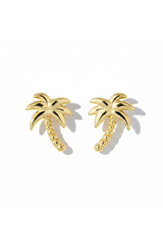 Golden Palm Studs