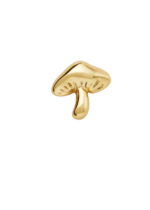 Golden Mushroom Studs