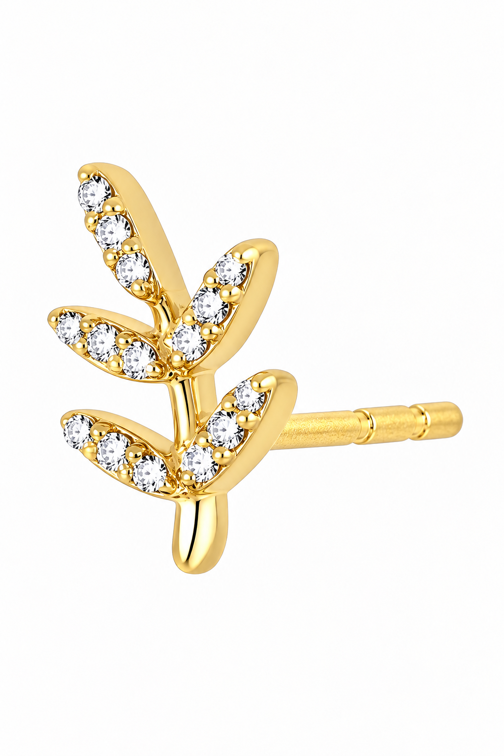 Laurel Leaf Stud