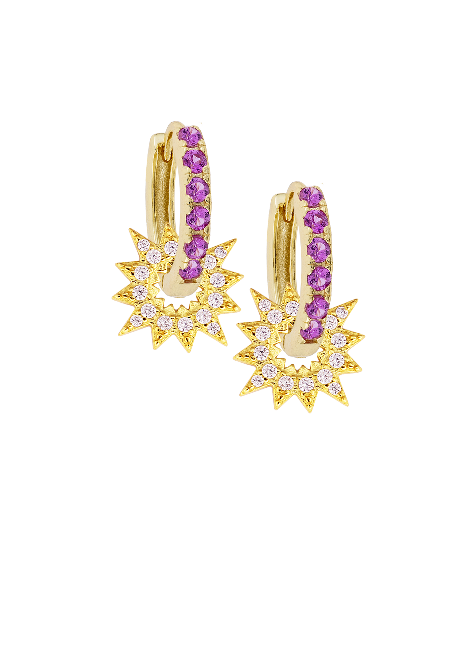 Pink Midi Hoops with or without charms