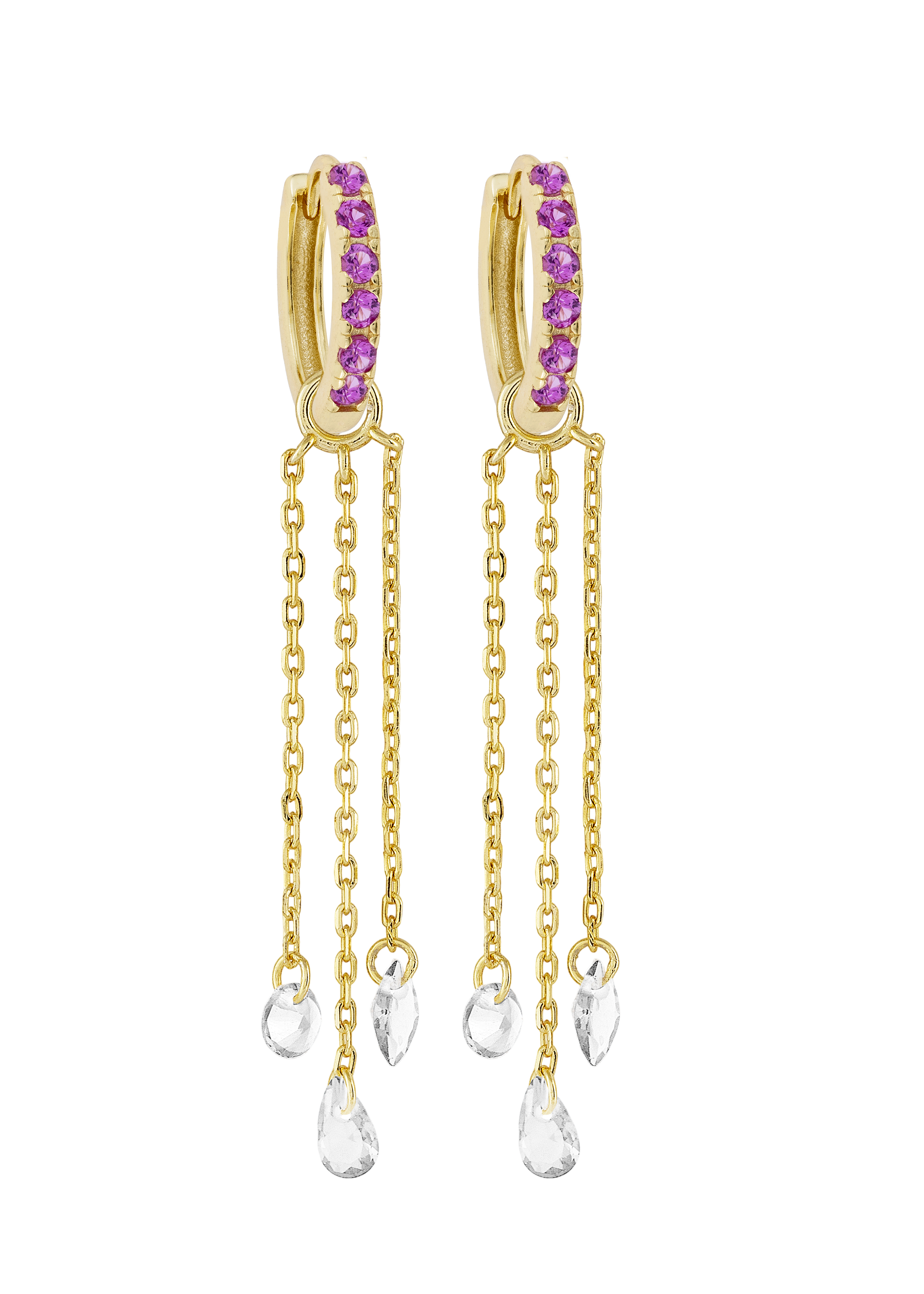 White Candy Drop Charm