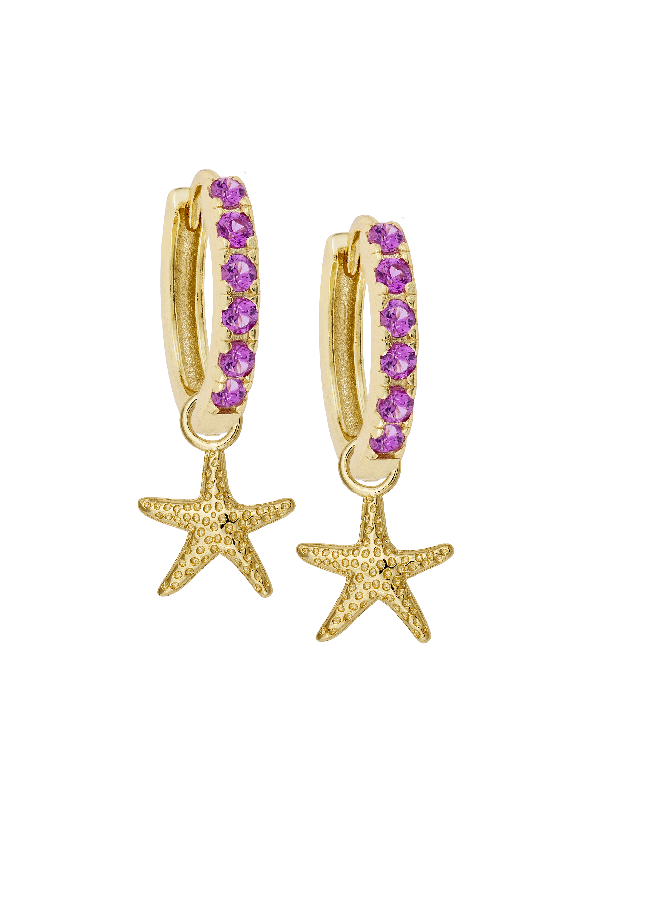 Golden Starfish Charm