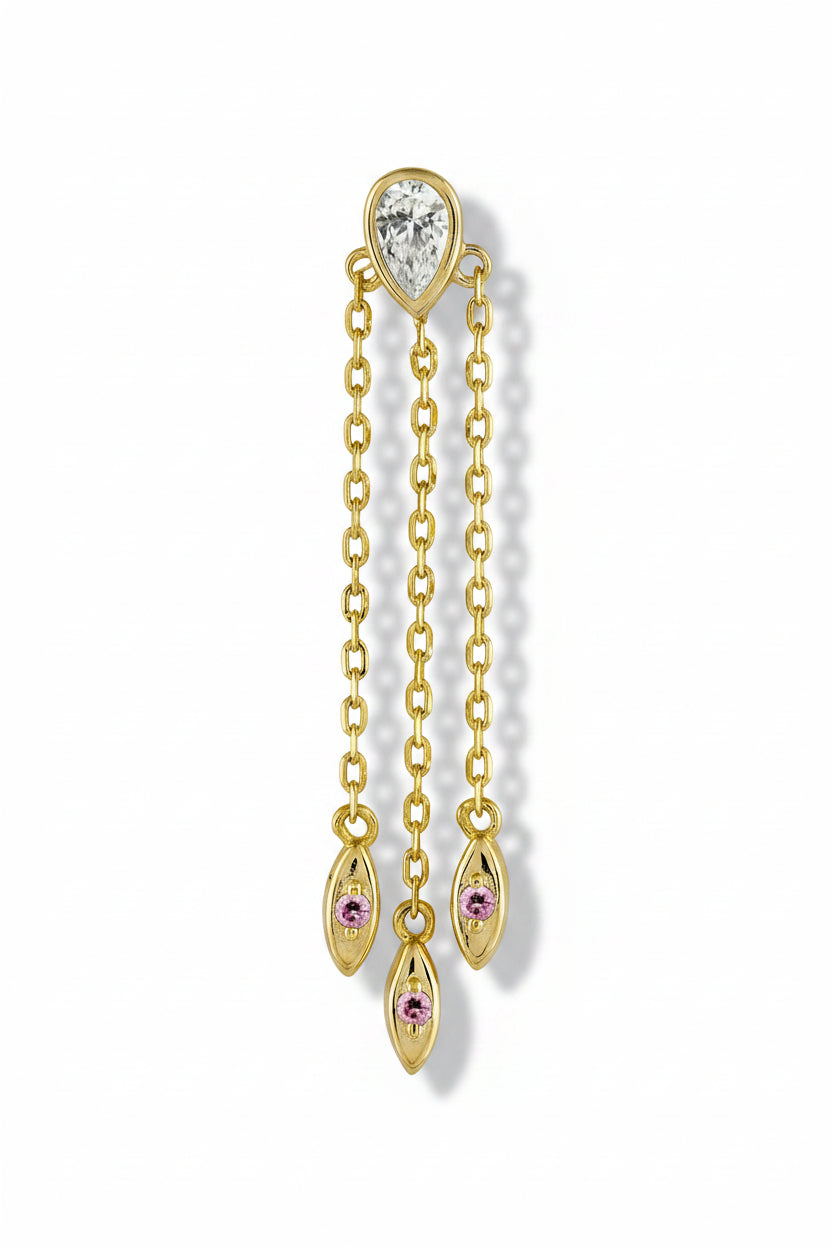 Pear Drop Studs