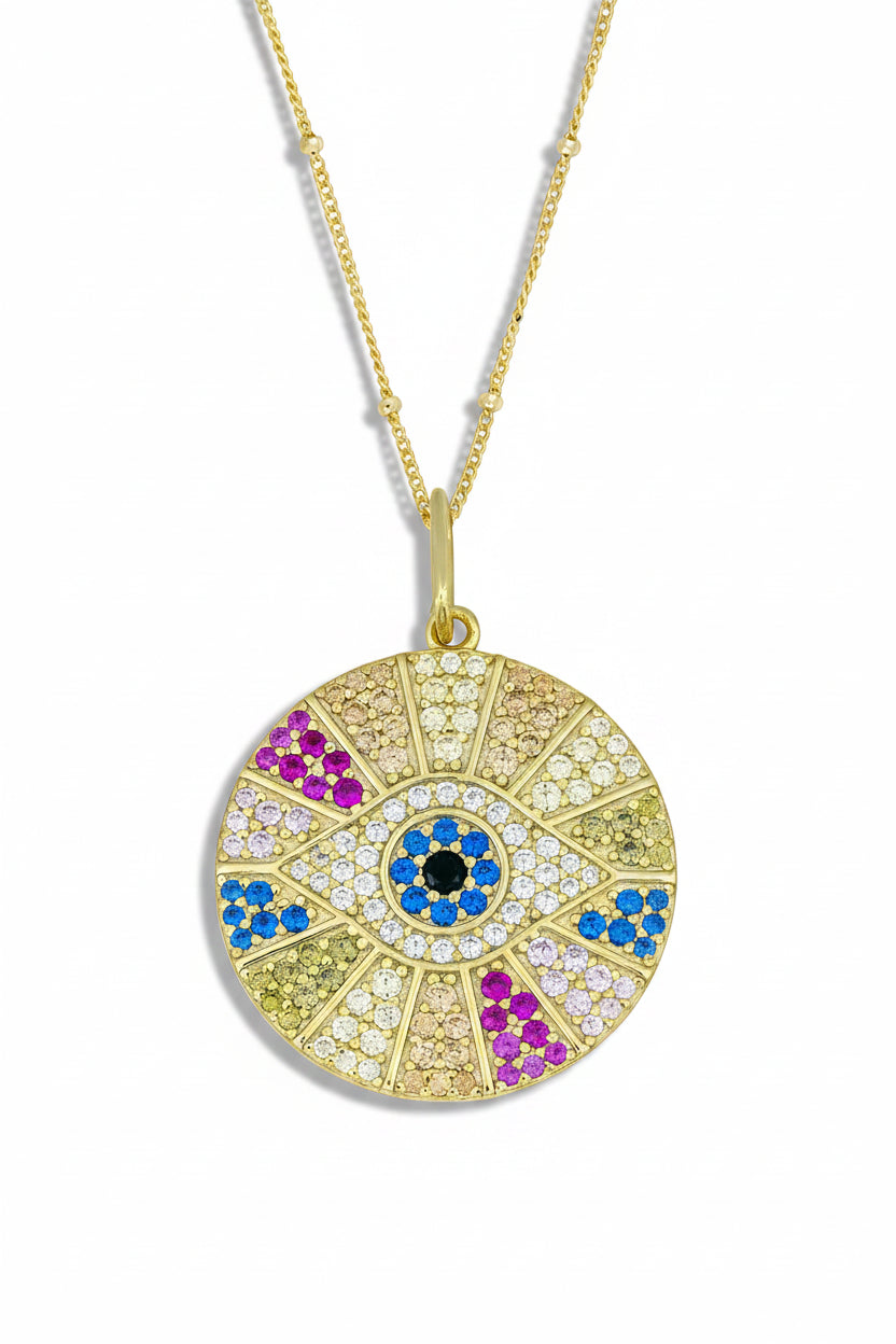 Rainbow Eye Pendant