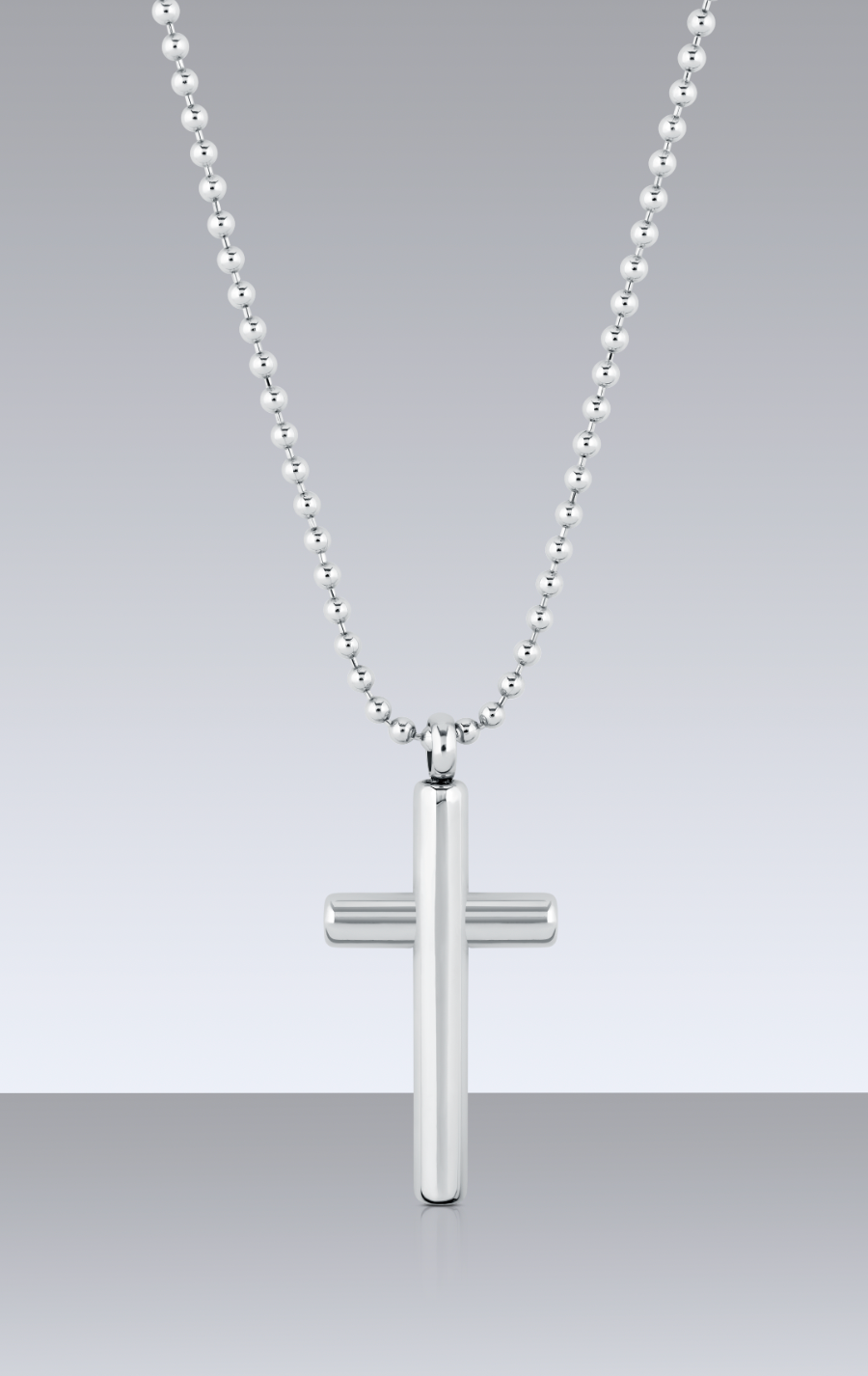 Cross Pendant on Ball Chain