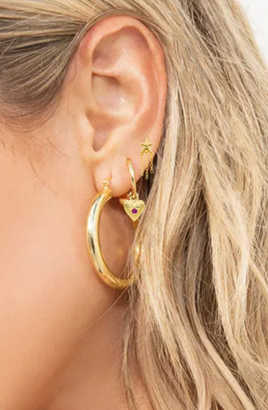 Mega Golden Hoops
