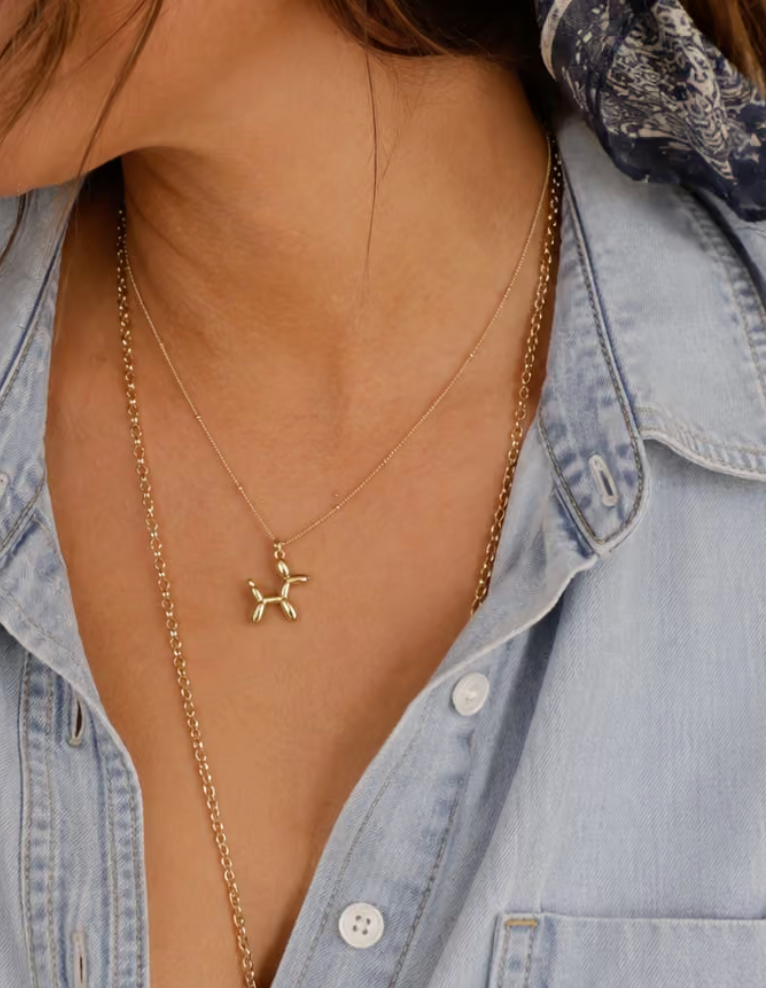 Balloon Dog Necklace