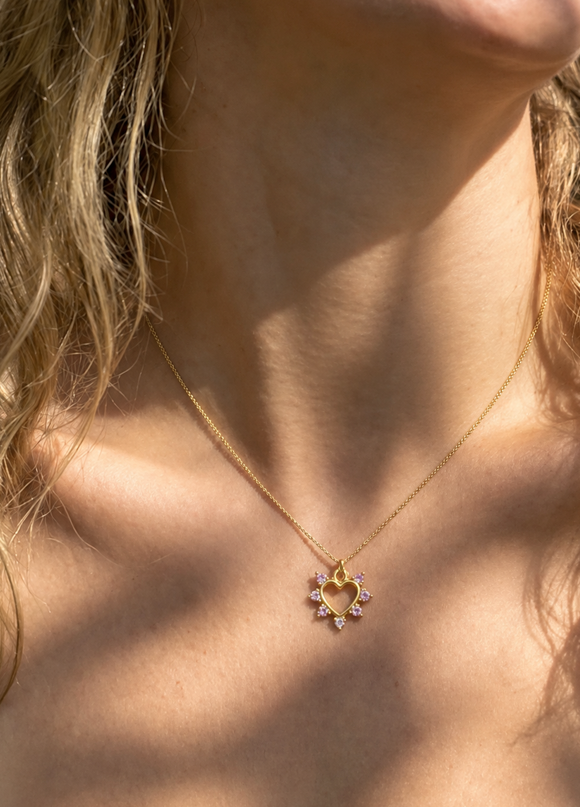 Rose Heart Pendant
