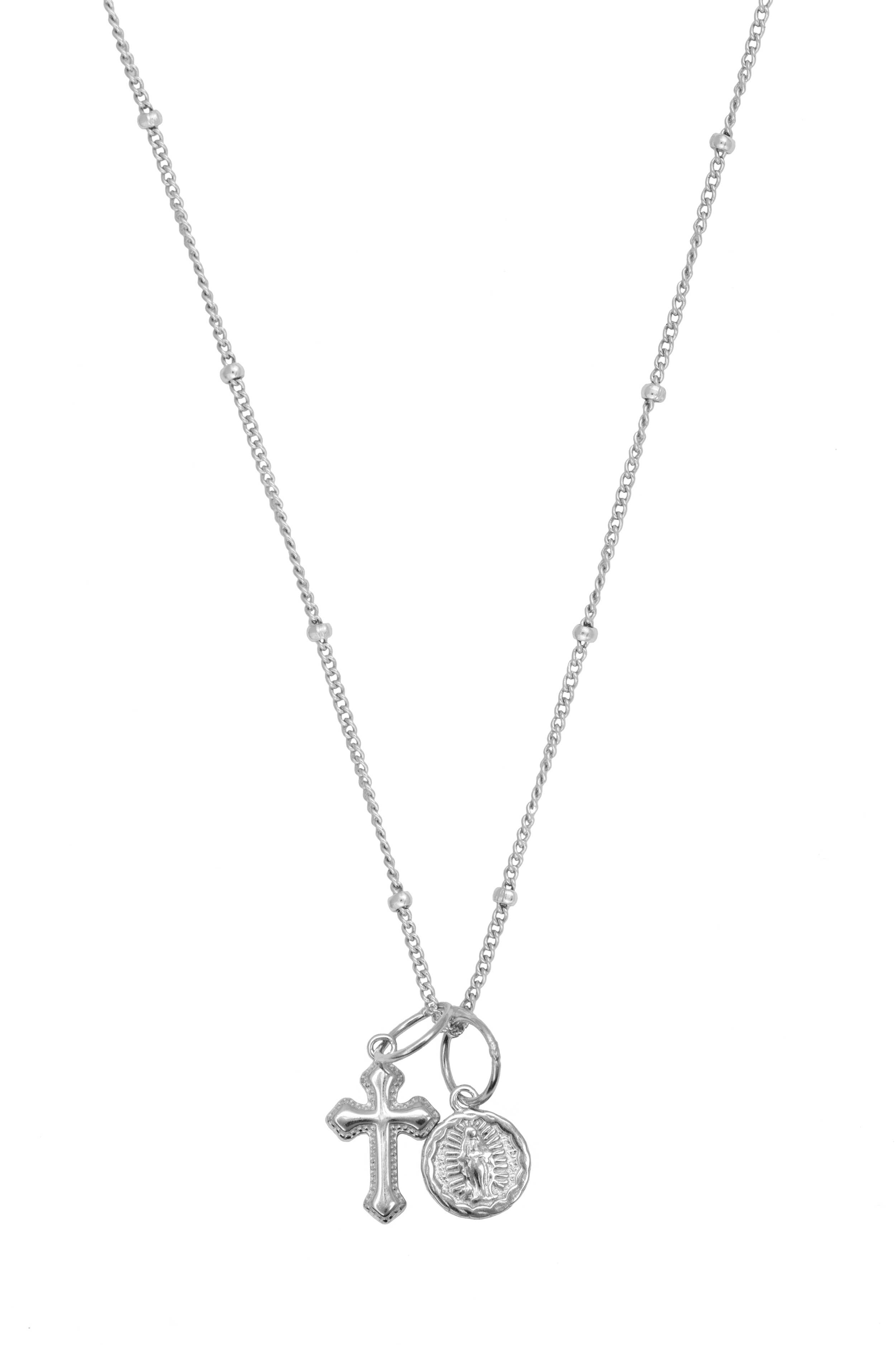 Silver Ball Chain 15"