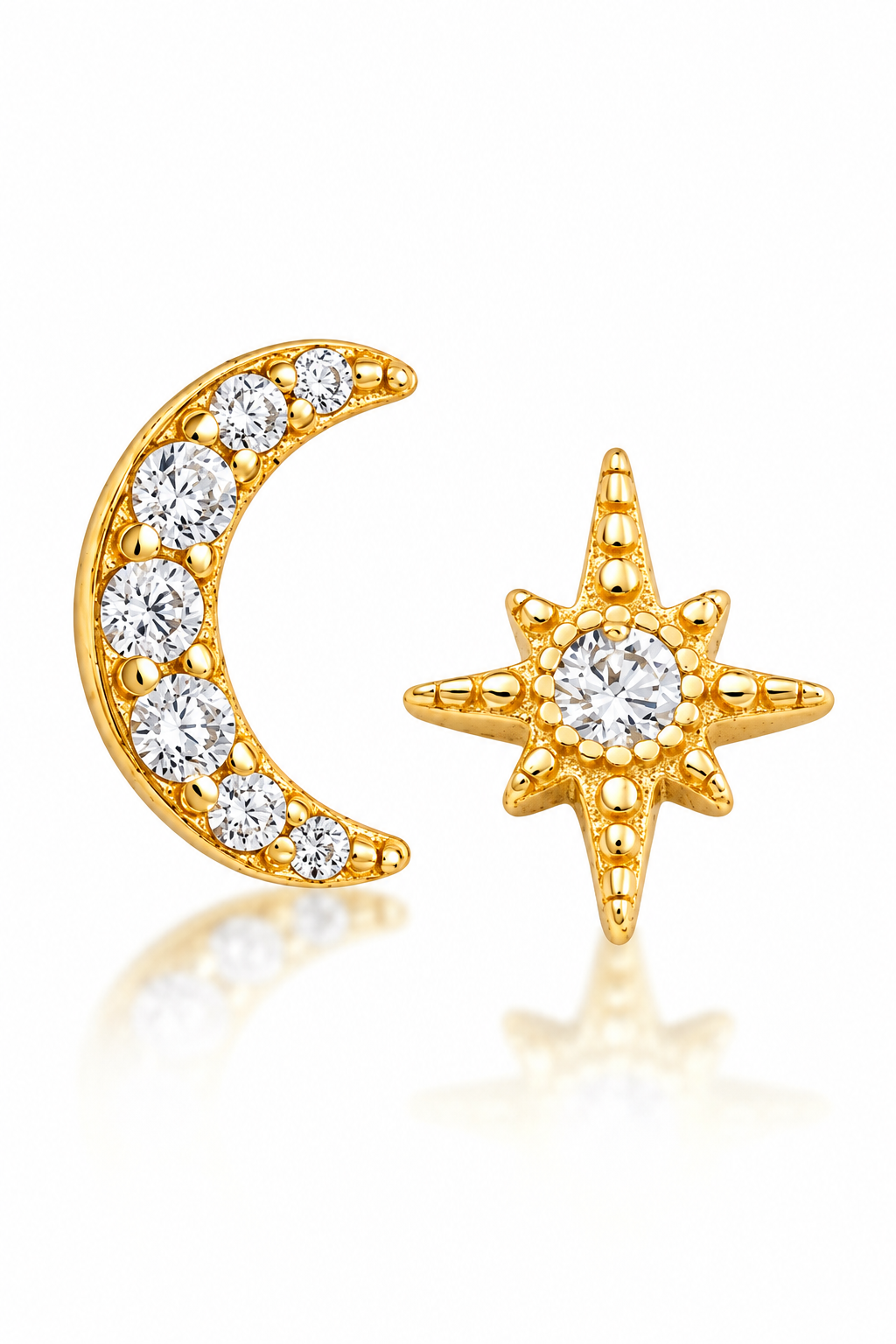 Star and Crescent studs