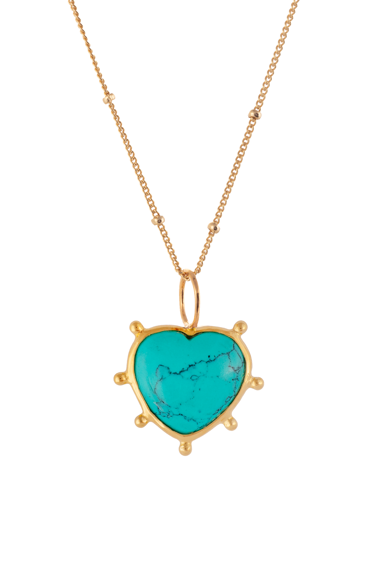 Jaipur Stone Heart Pendant