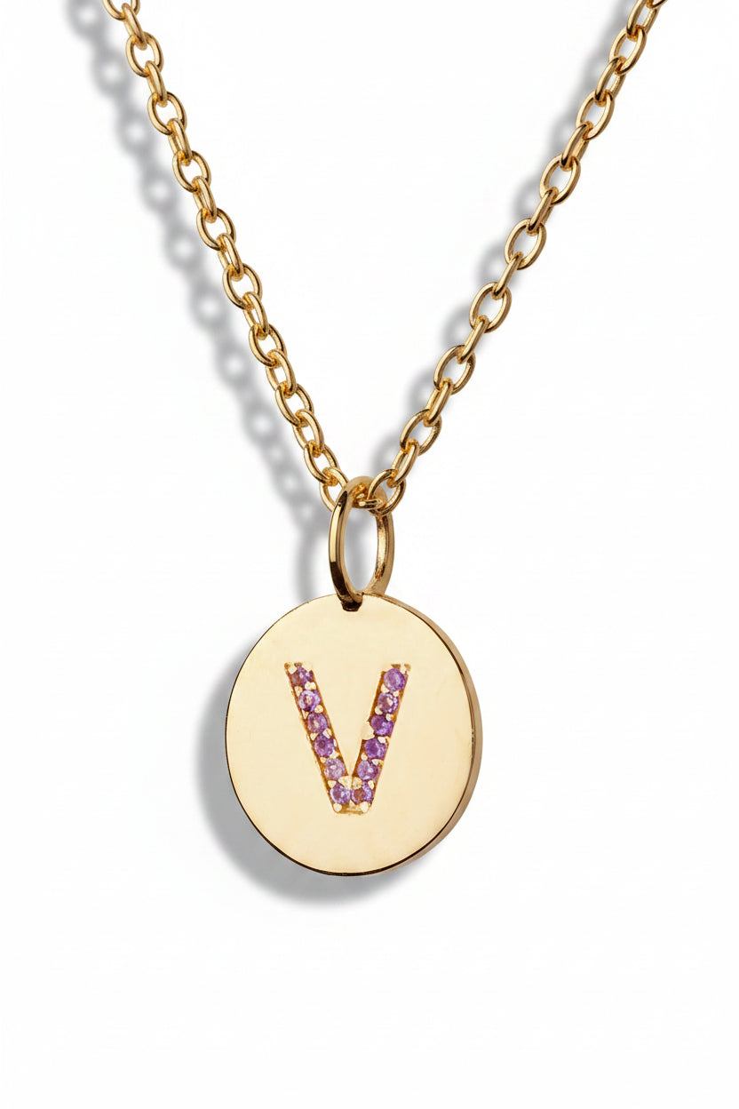 Alphabet Pendant "V"