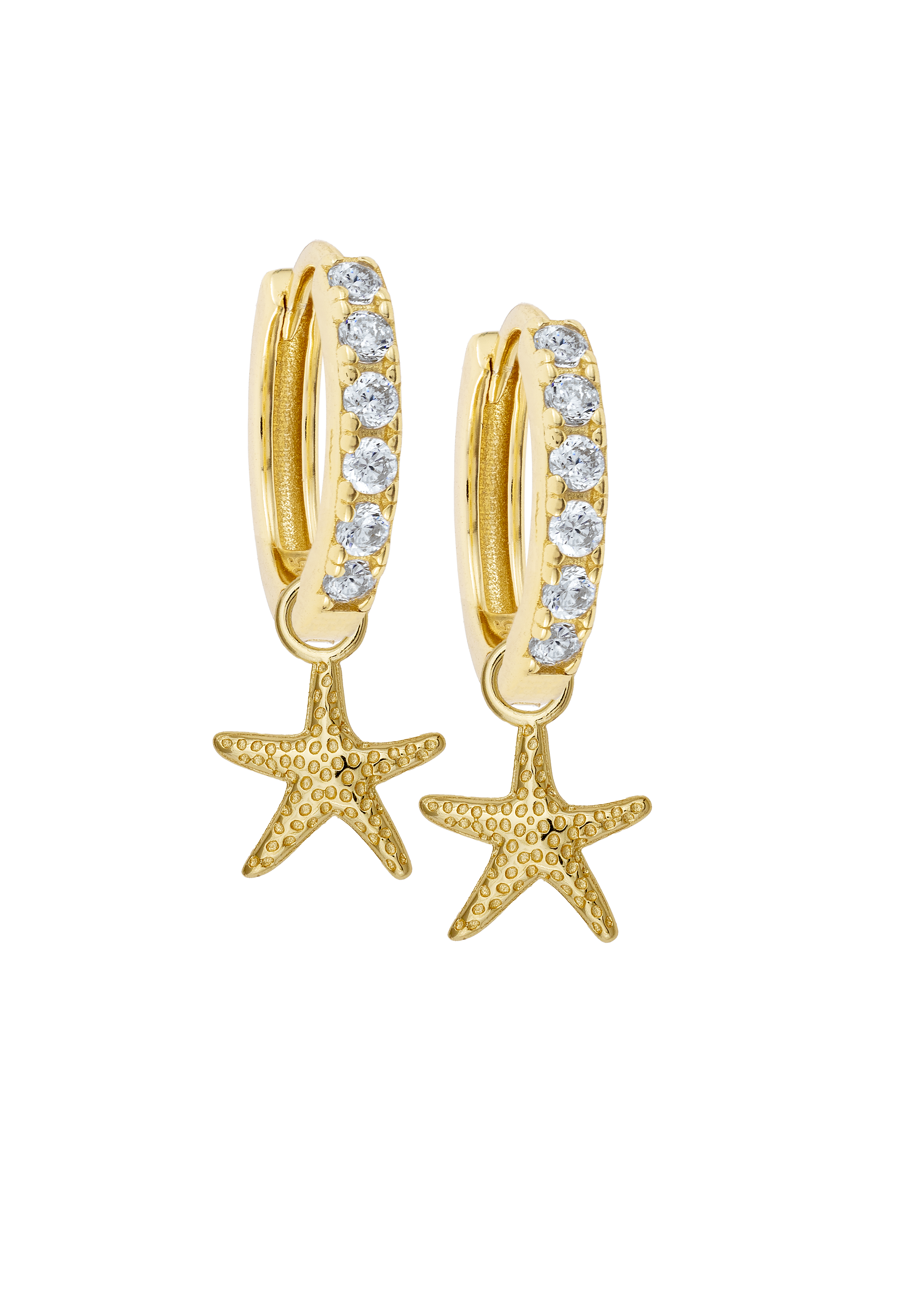 Golden Starfish Charm