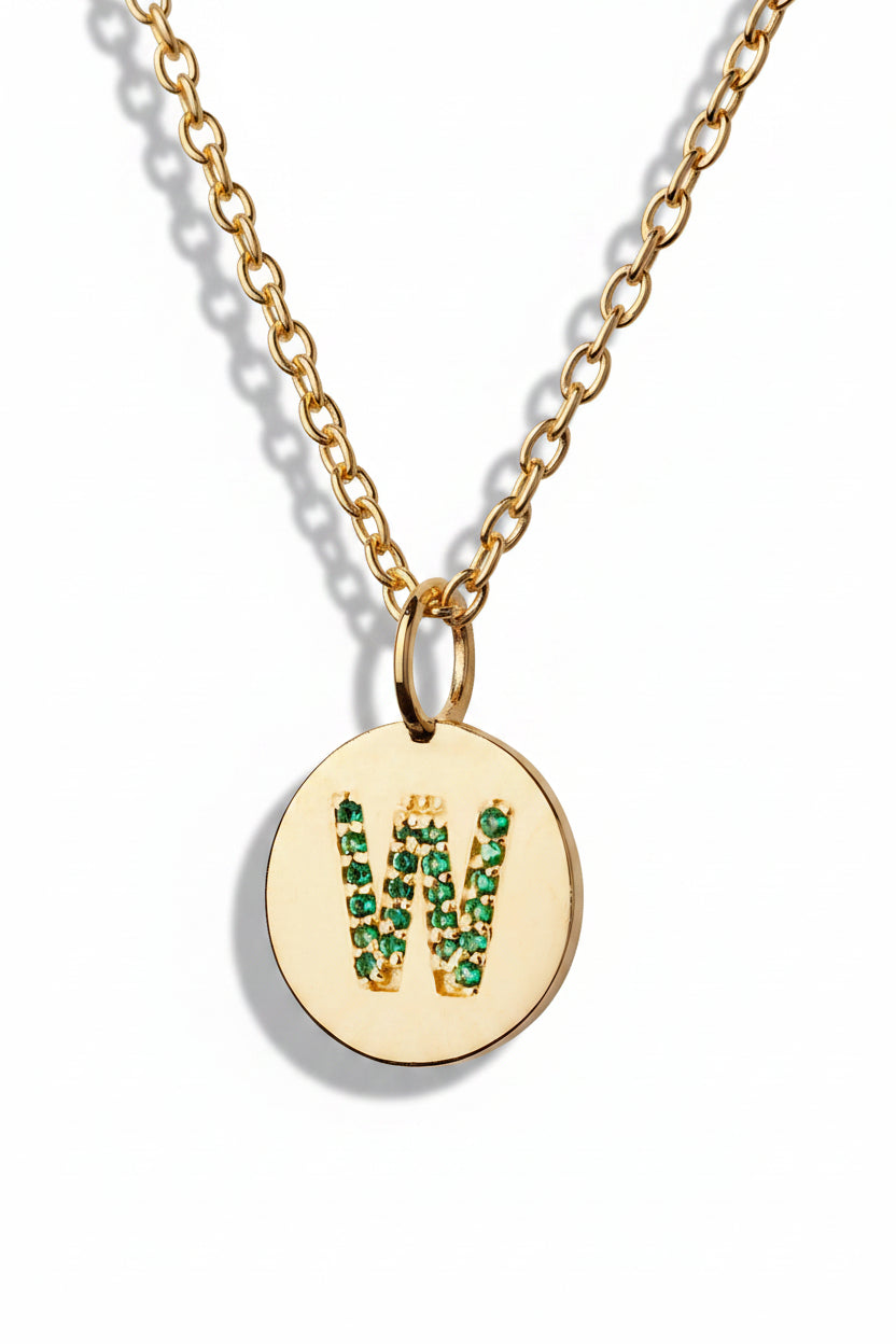 Alphabet Pendant "W"