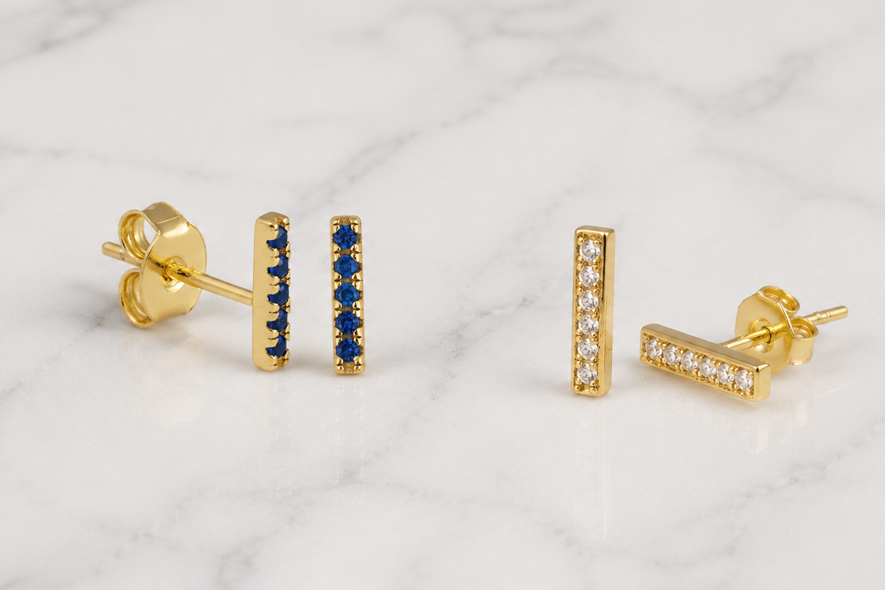 Elegant Bar Studs (2 colours)