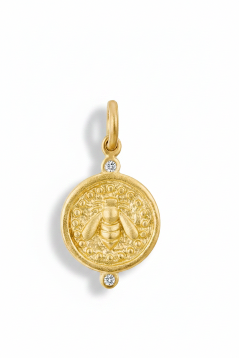 Bumble Bee Medal Pendant