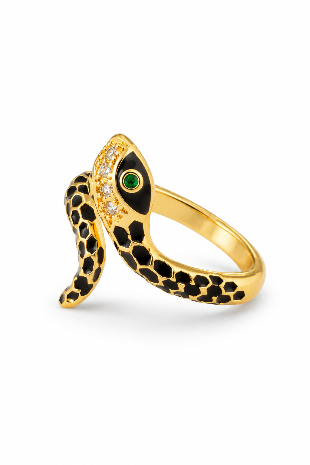 Enamel Snake Ring