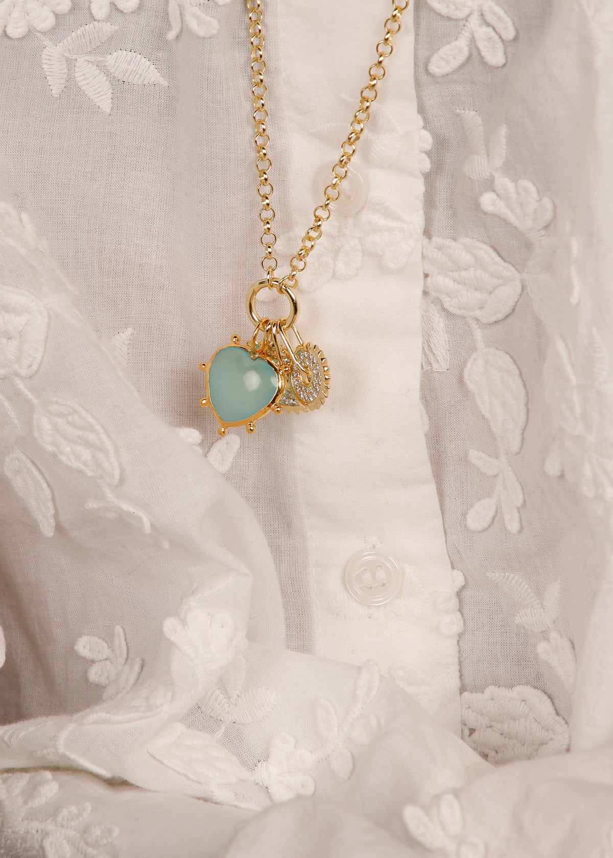 Jaipur Stone Heart Pendant