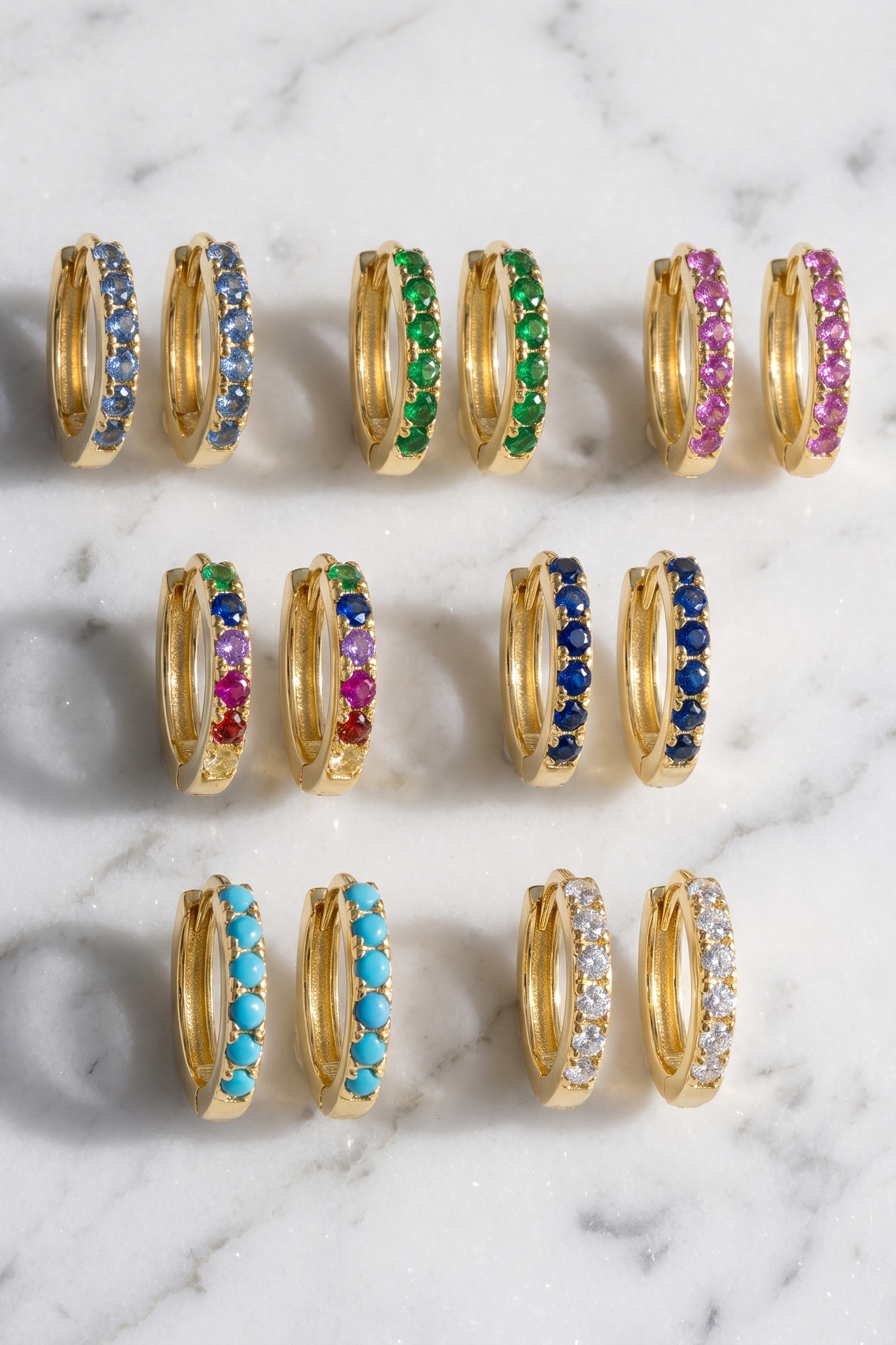 MIDI Hoops 12.5mm 7 colours