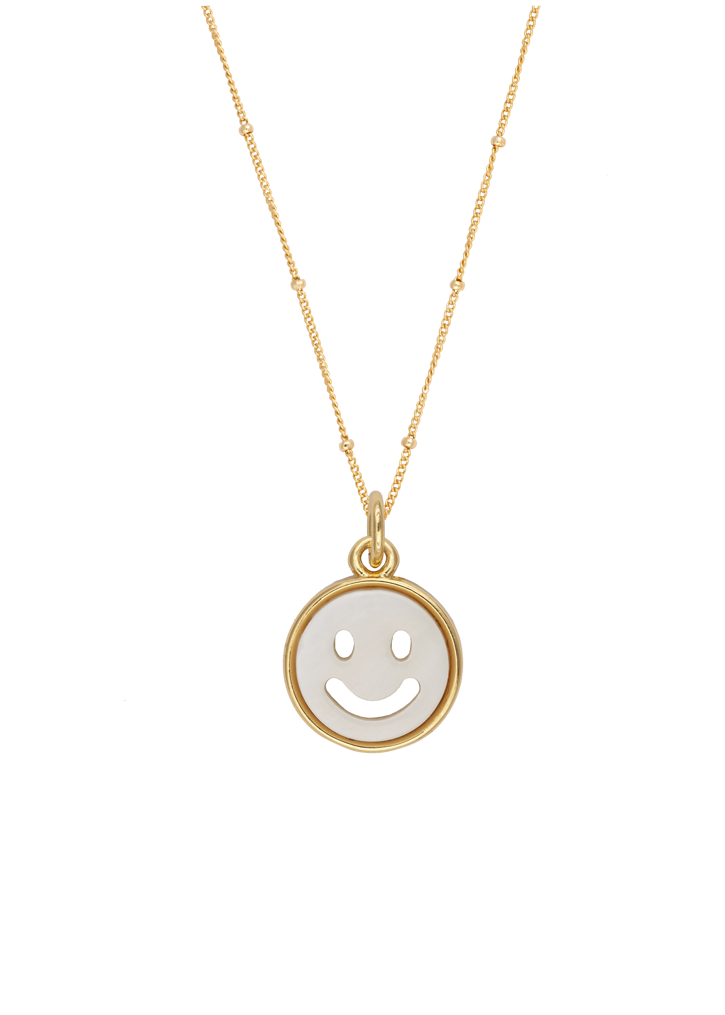 Mother of Pearl Smile Necklace (2 sizes)