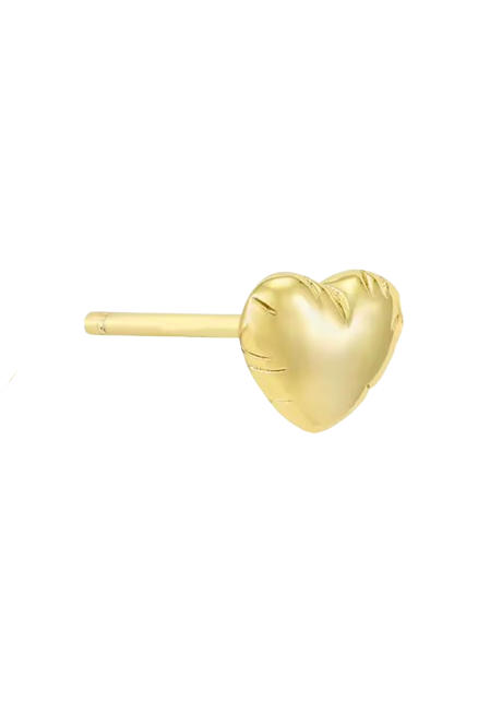 Puffy Heart Studs
