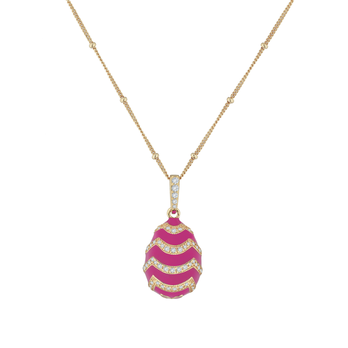 Scalloped Enamel Egg
