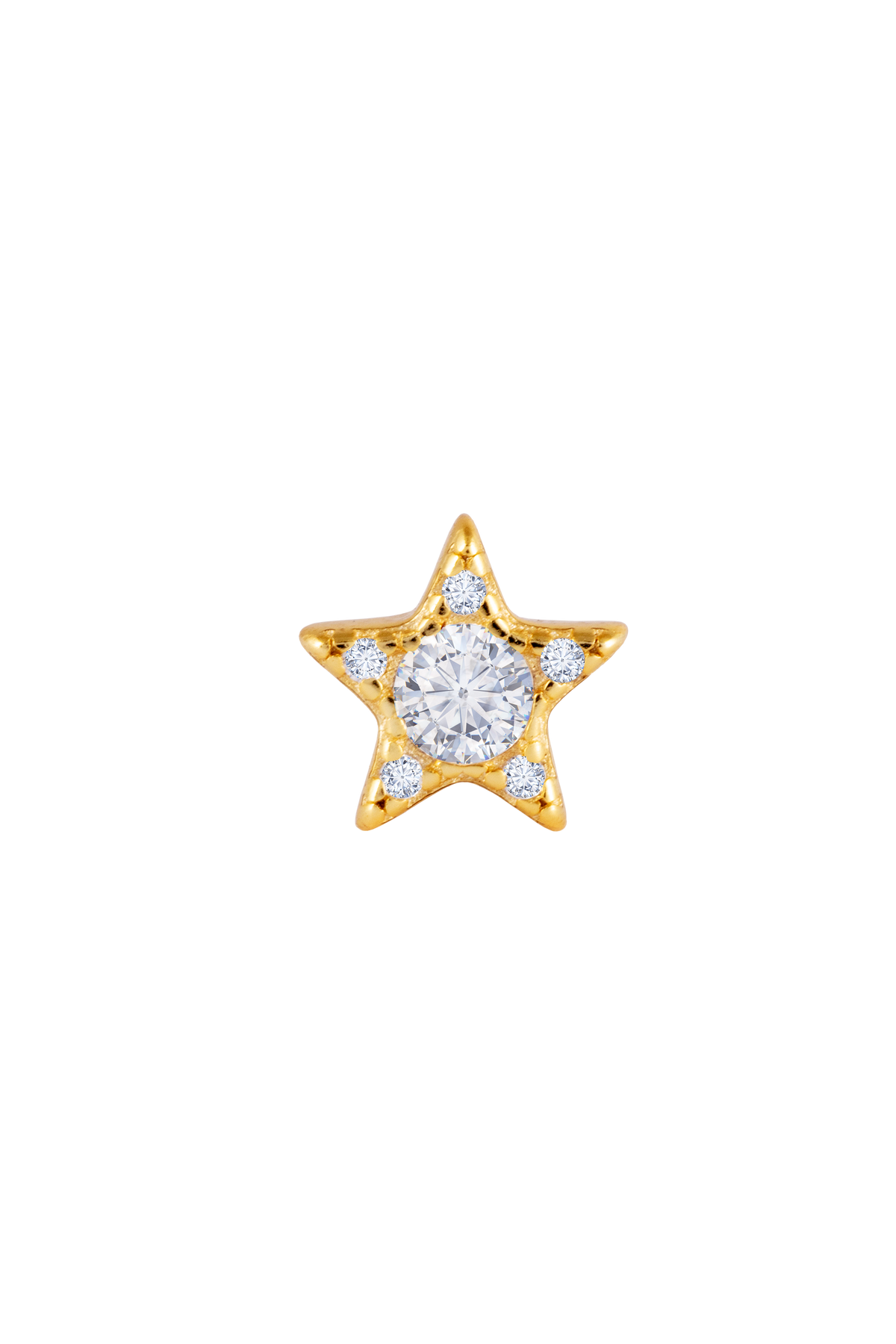 Zirconia Star Stud