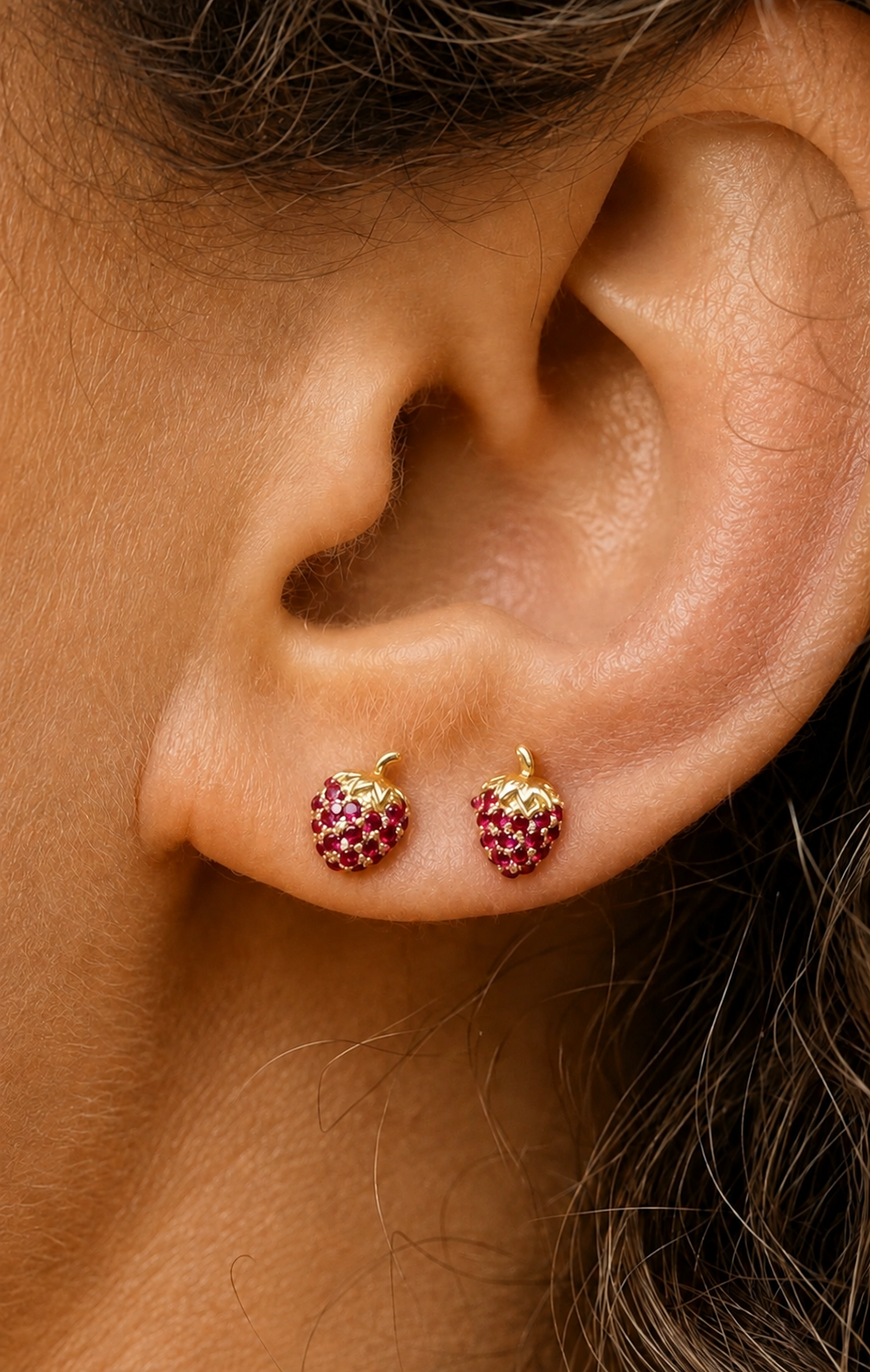 Strawberry Studs