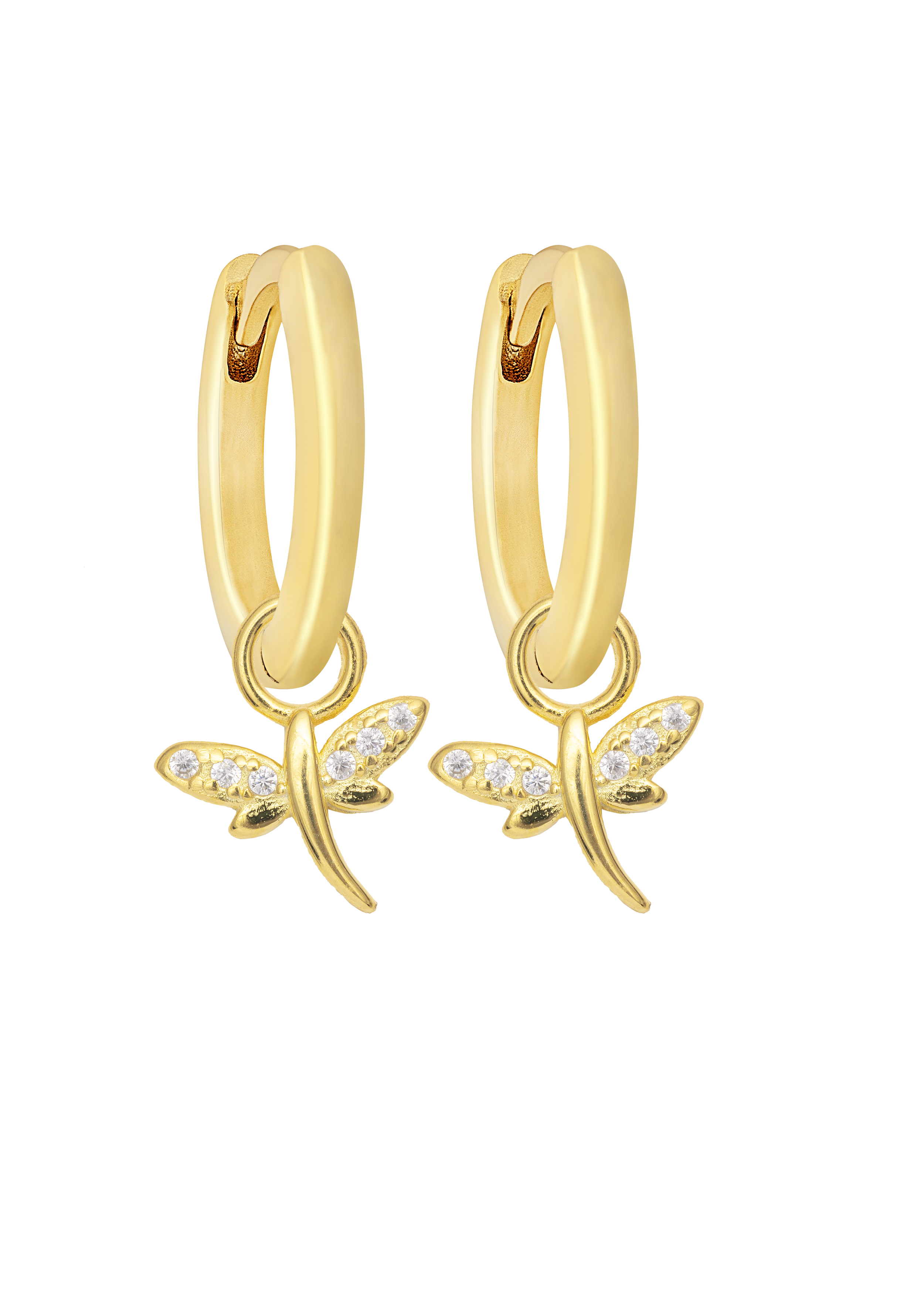 10mm Liliput Golden Hoops