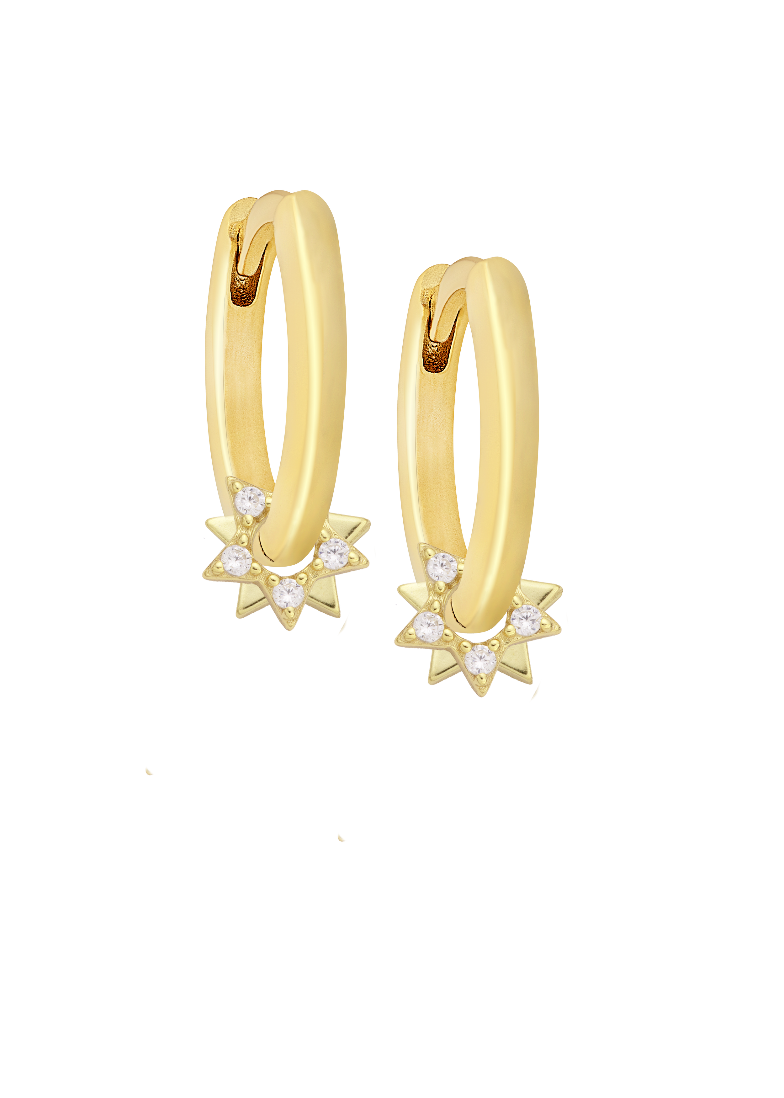 10mm Liliput Golden Hoops