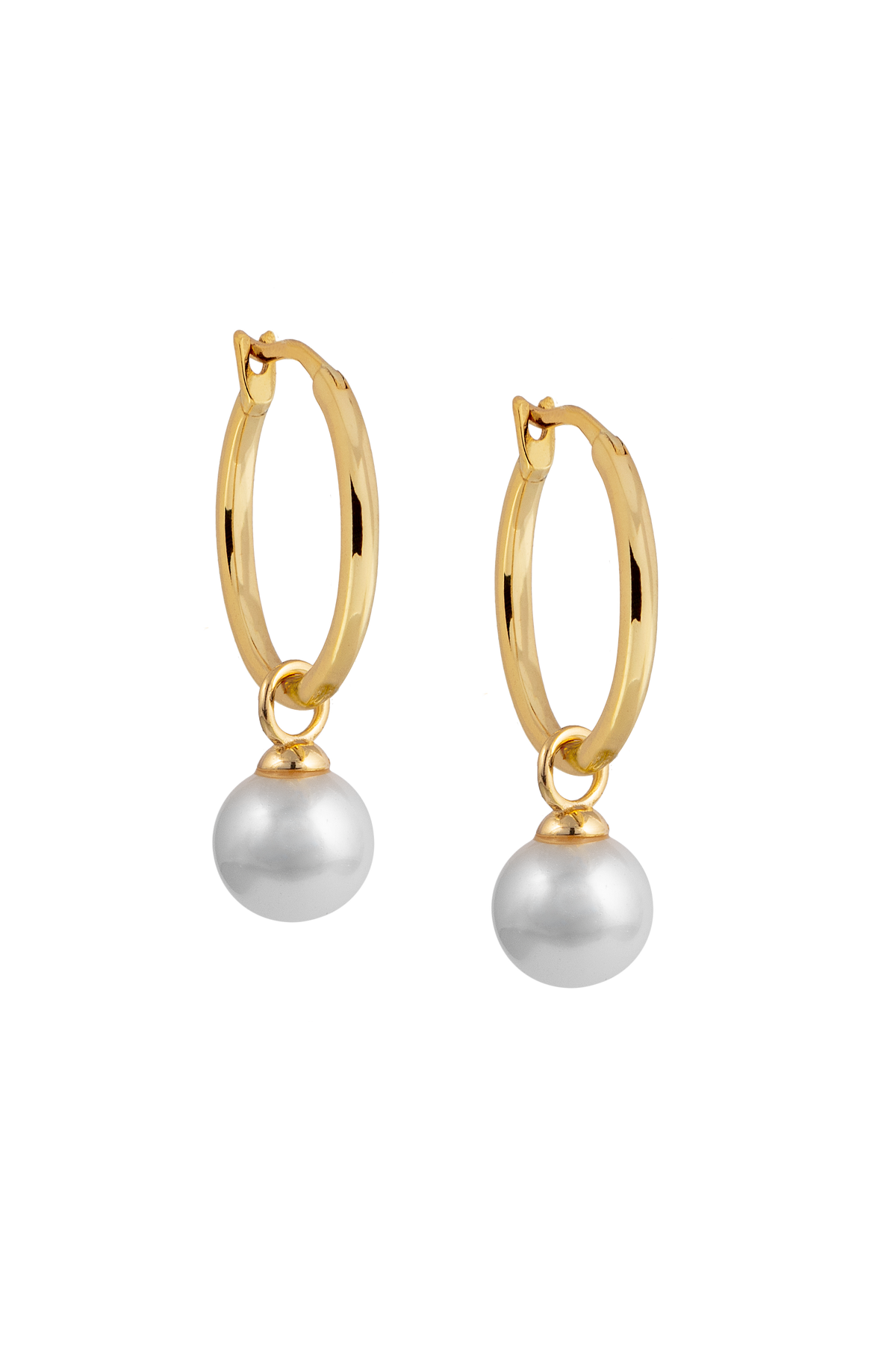 13mm Golden Hoops with or without charms