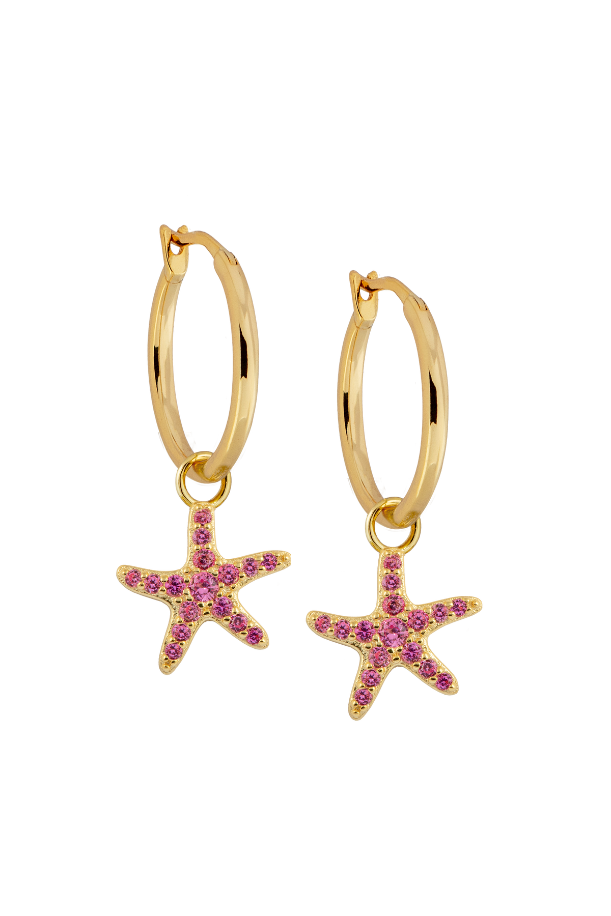 13mm Golden Hoops with or without charms