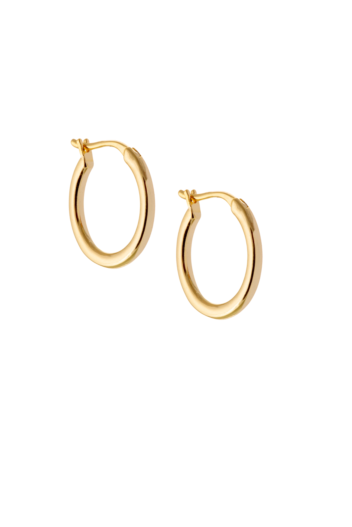 13mm Golden Hoops with or without charms