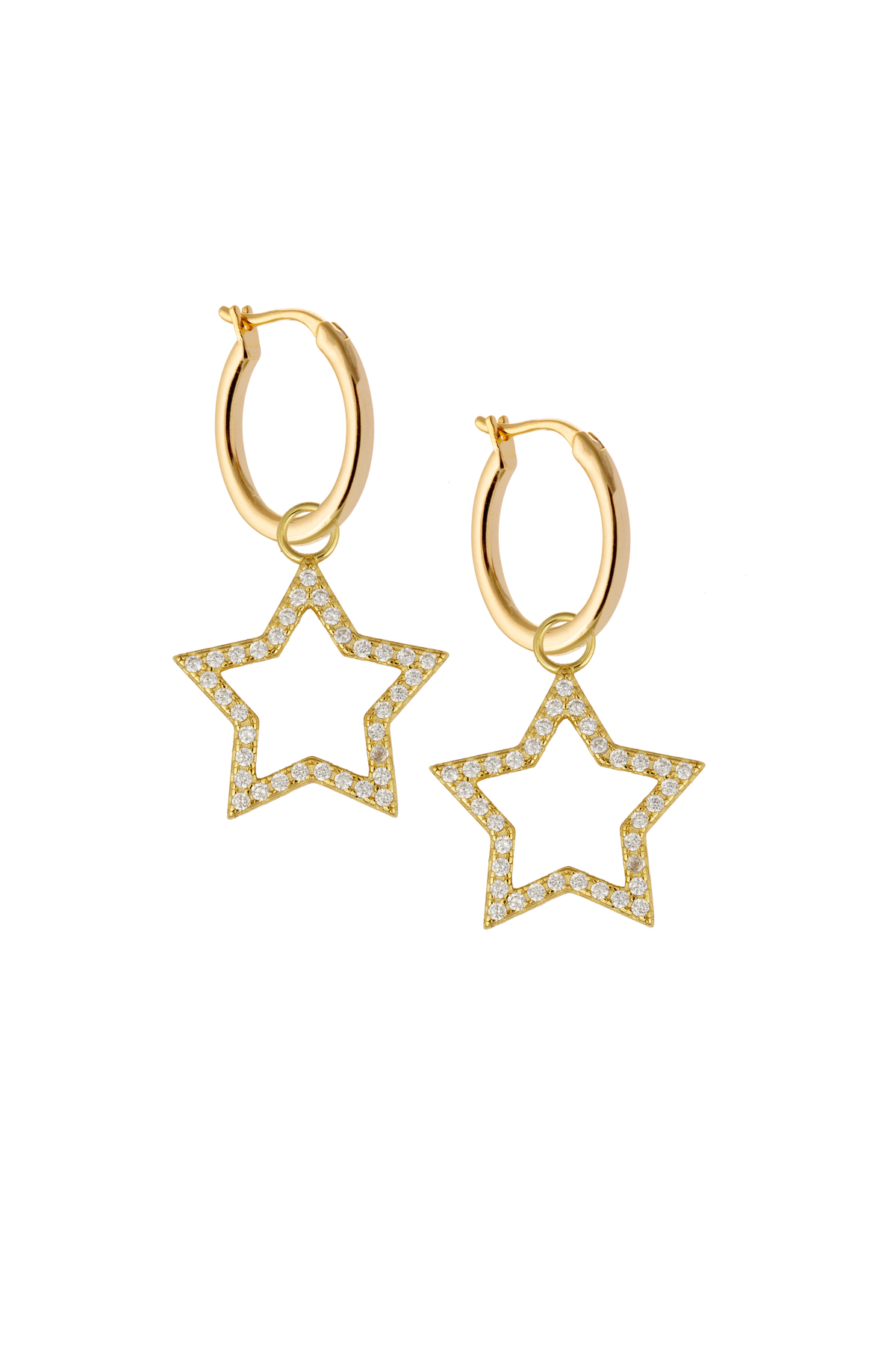 13mm Golden Hoops with or without charms