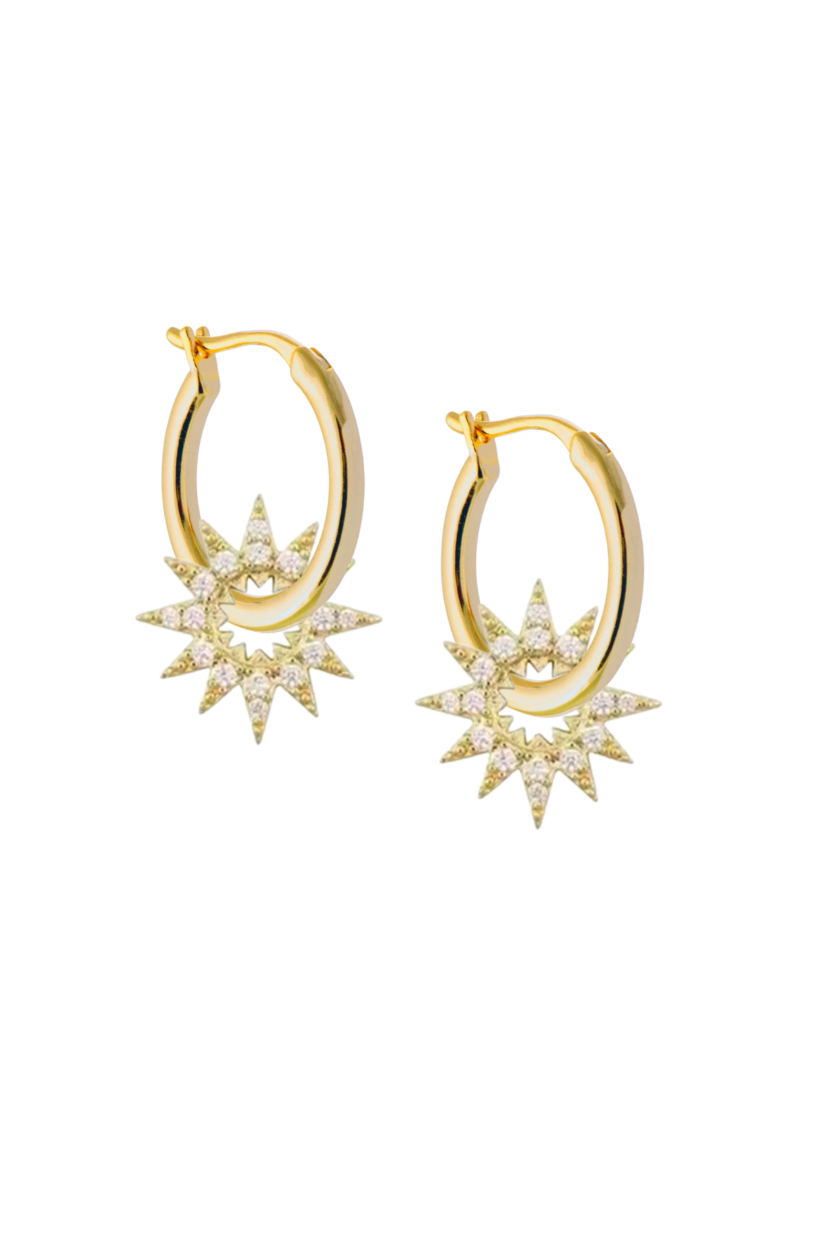 13mm Golden Hoops with or without charms