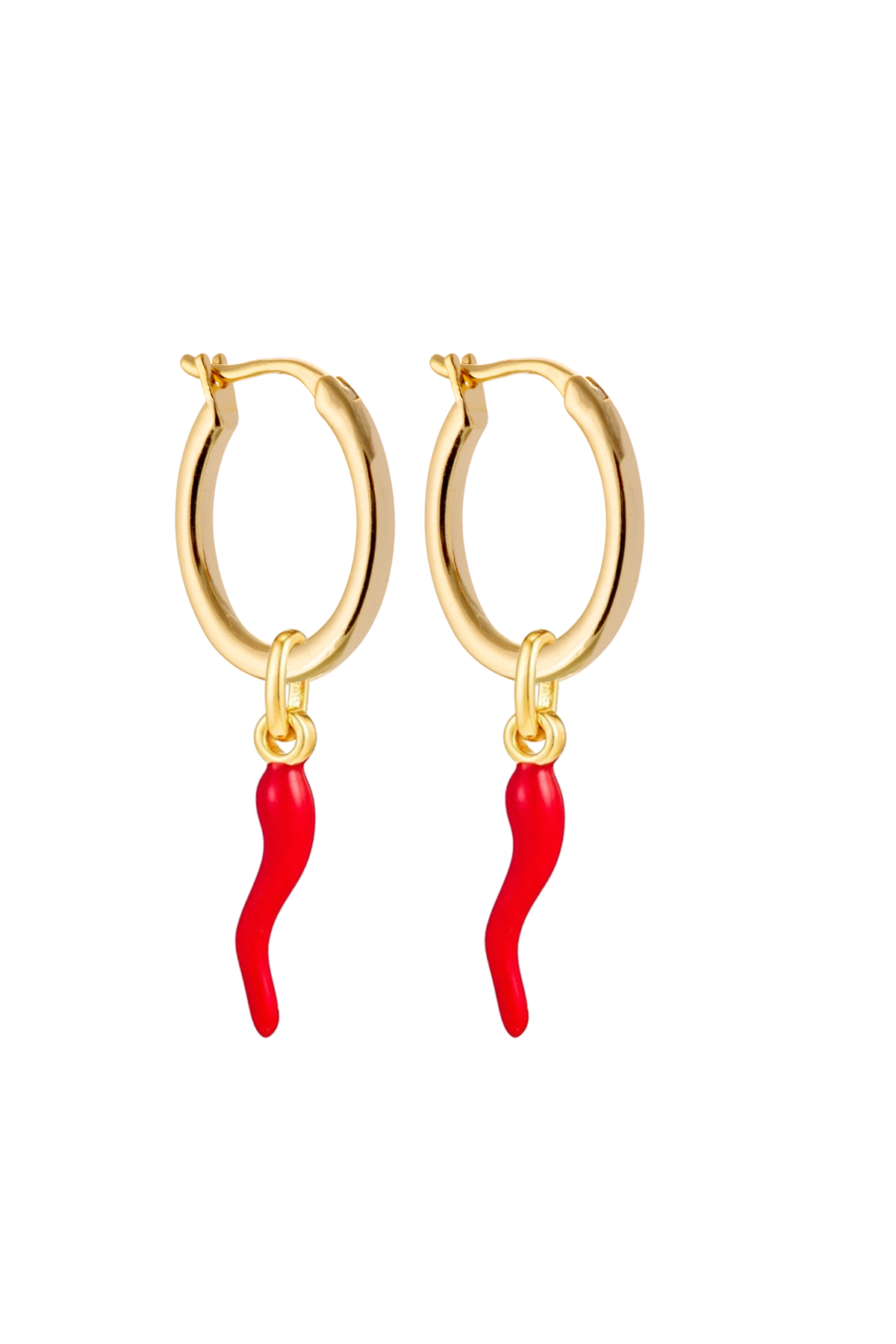 13mm Golden Hoops with or without charms