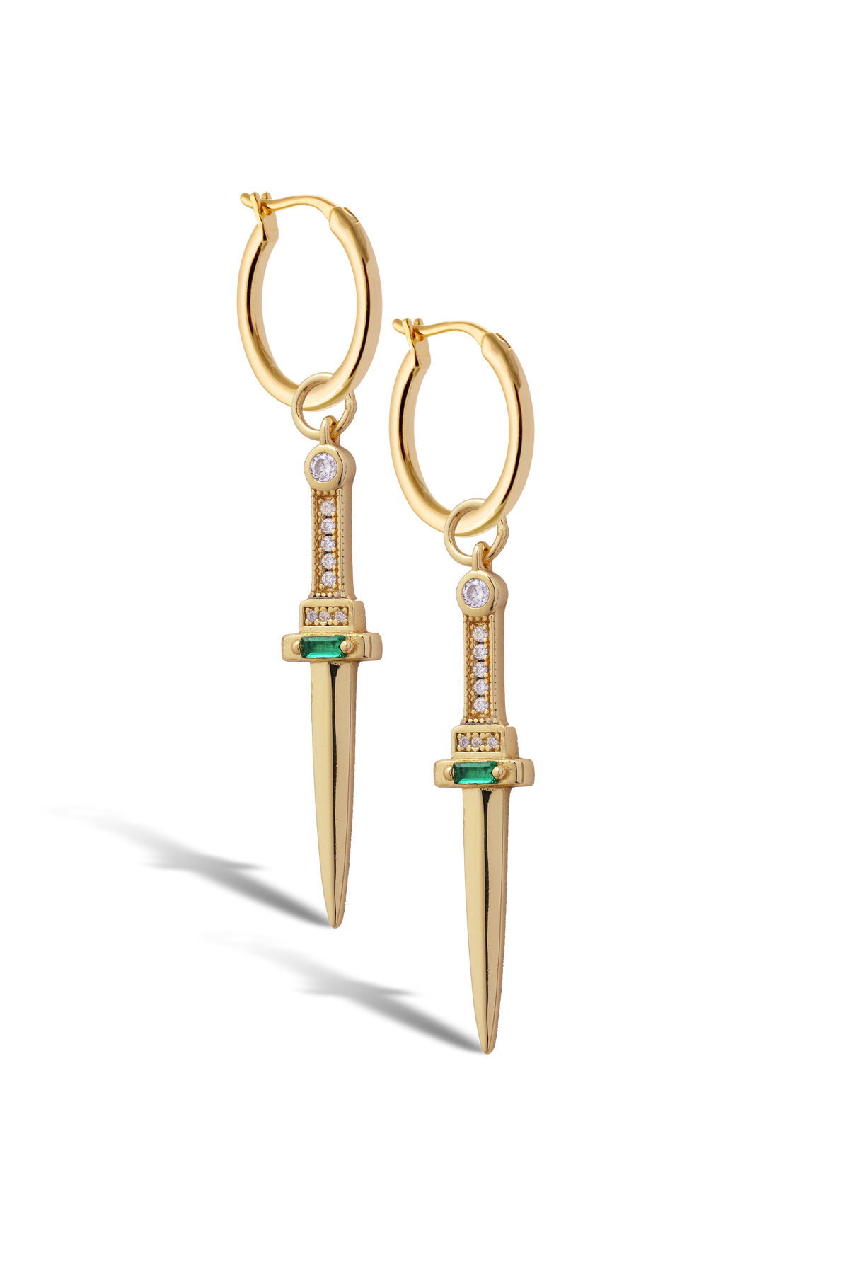 13mm Golden Hoops with or without charms