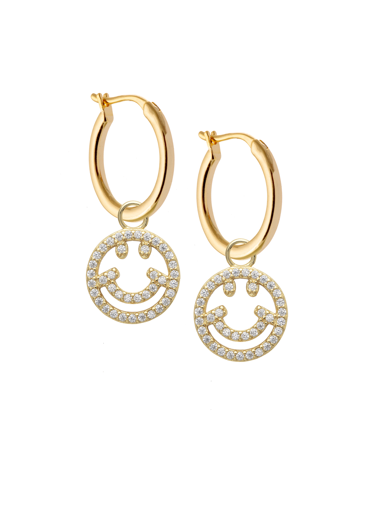 13mm Golden Hoops with or without charms