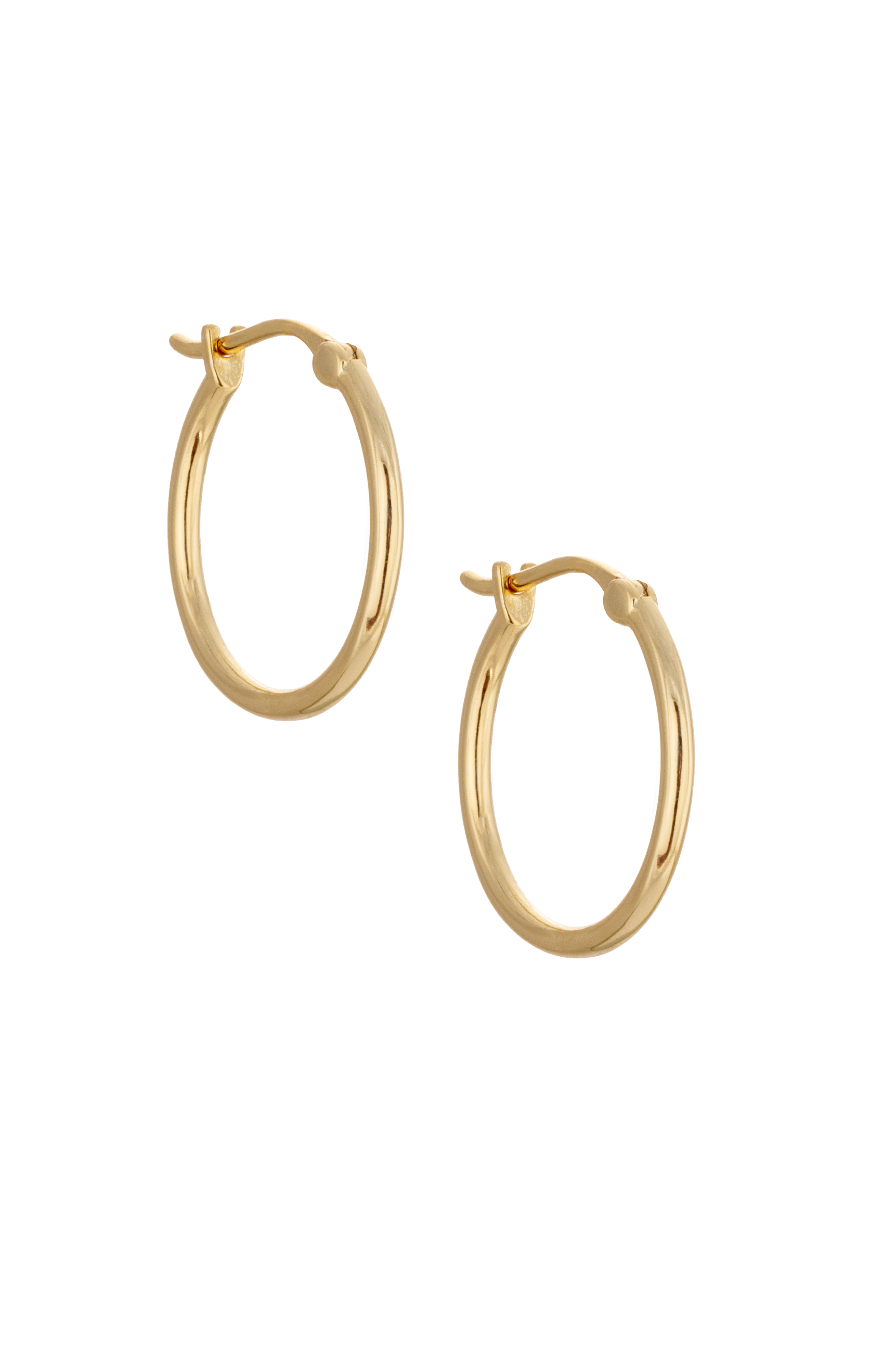 Plain Gold Hoops (3 sizes)