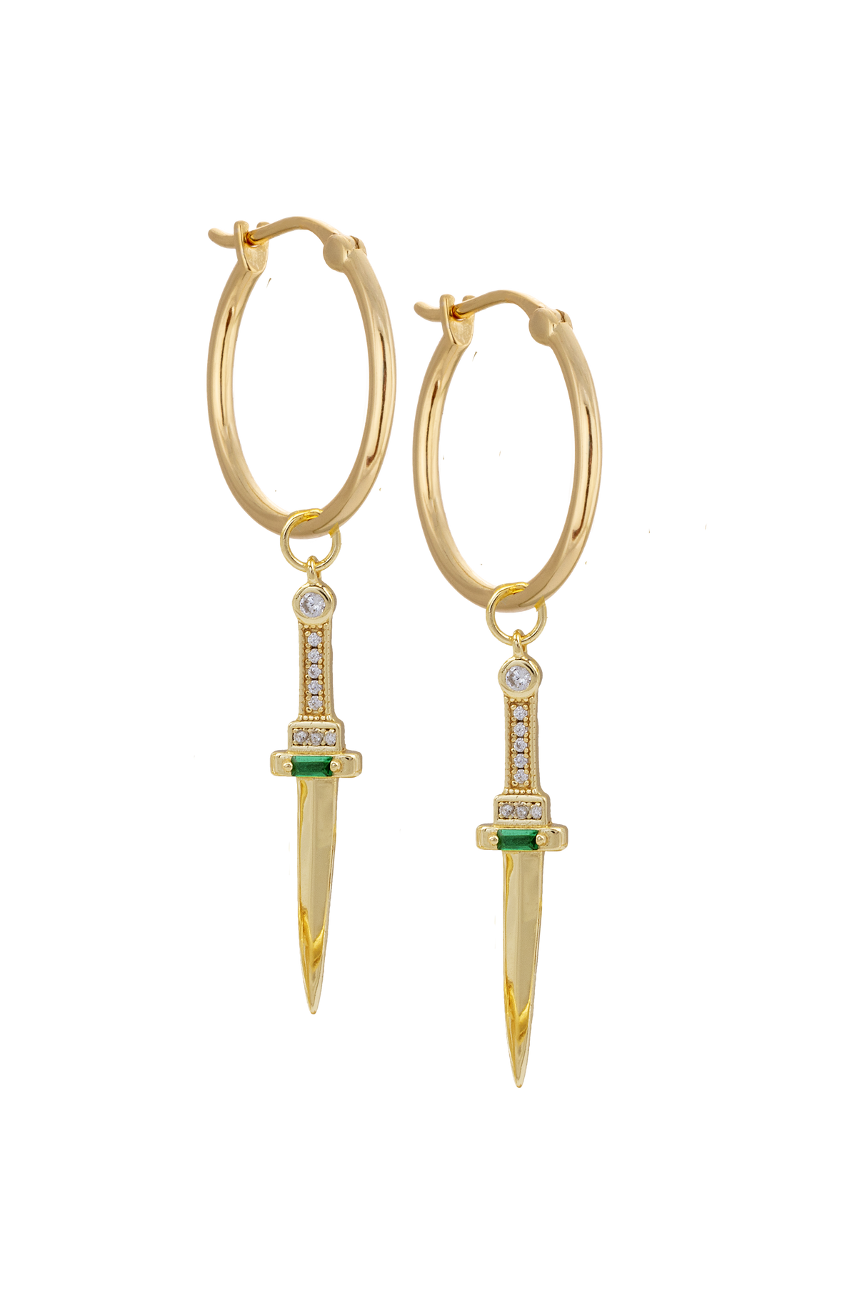 Emerald Dagger charm