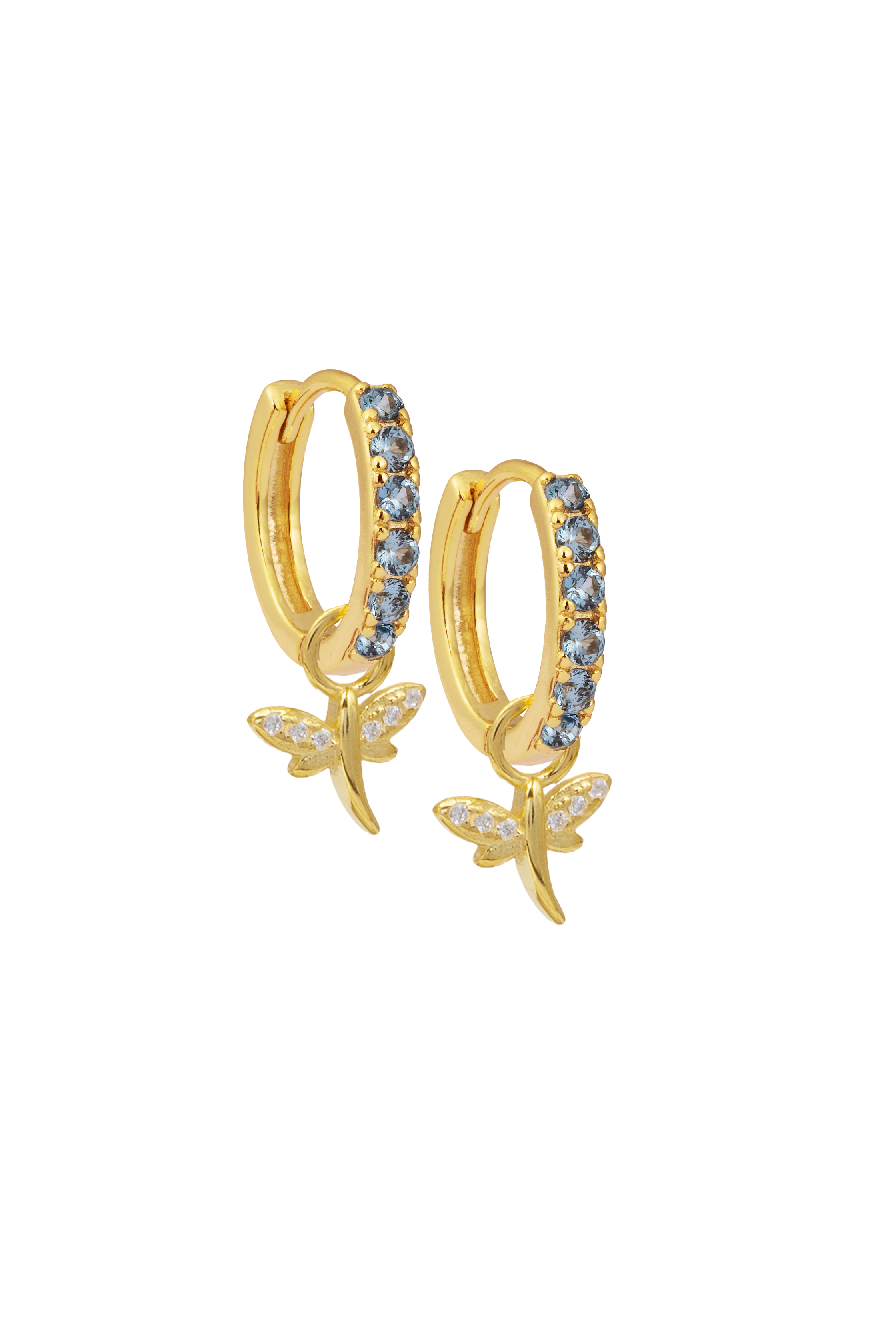 Golden Dragonfly charm