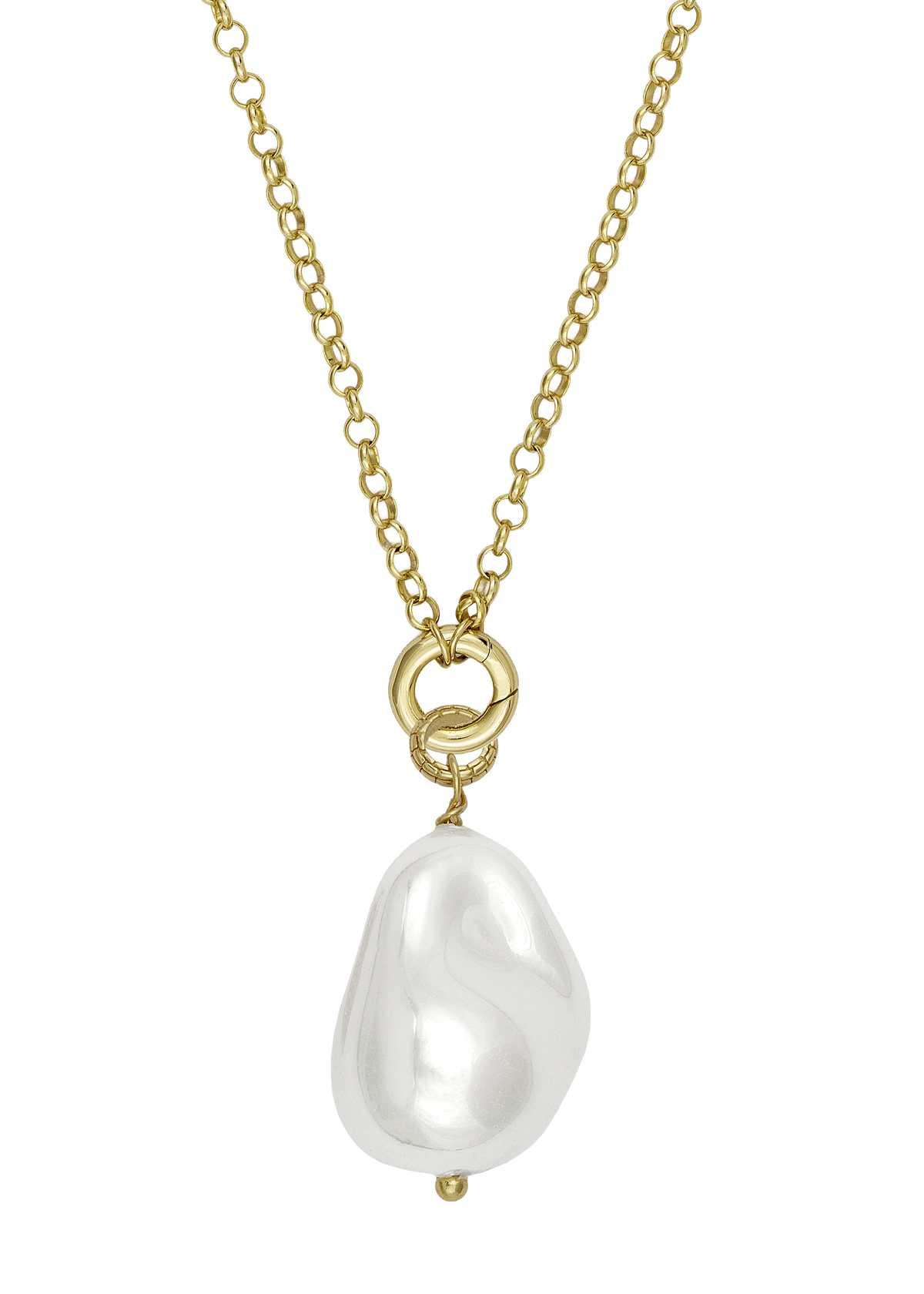 Natural Baroque Pearl pendant