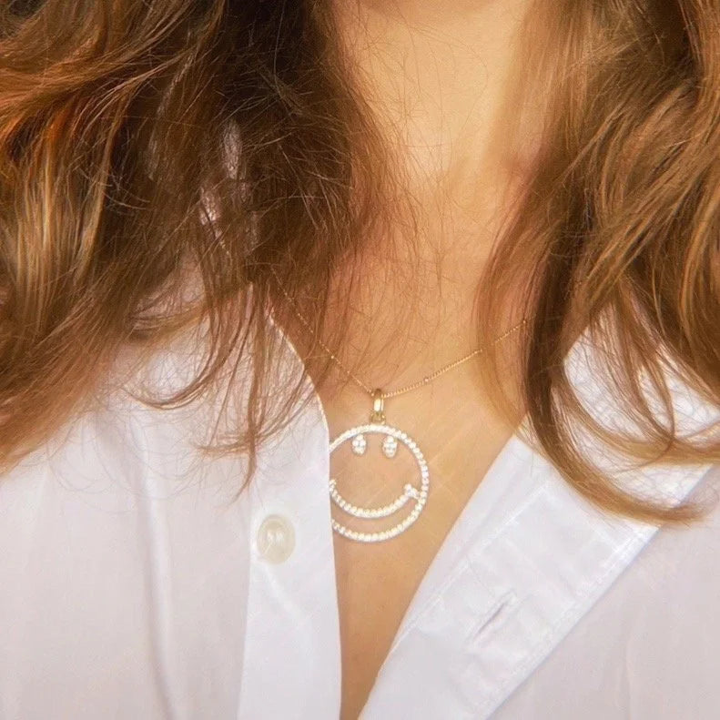Zirconia Smile pendant