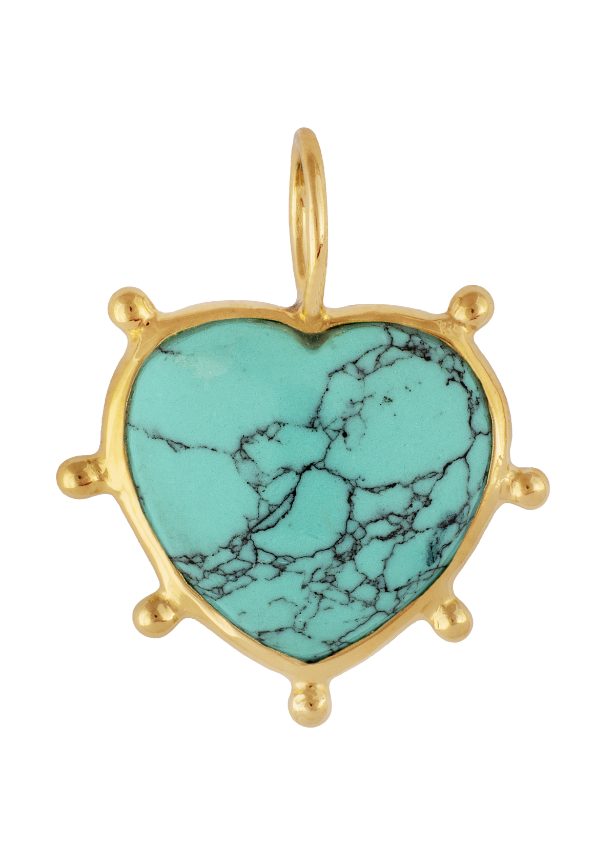 Jaipur Stone Heart Pendant