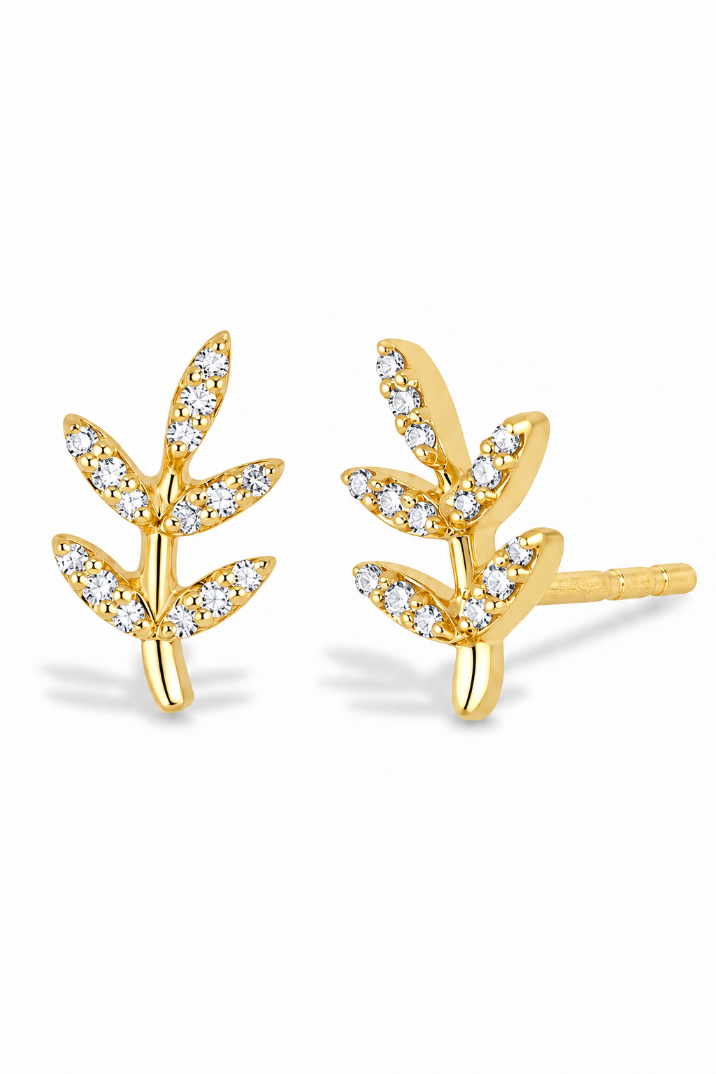 Laurel Leaf Stud