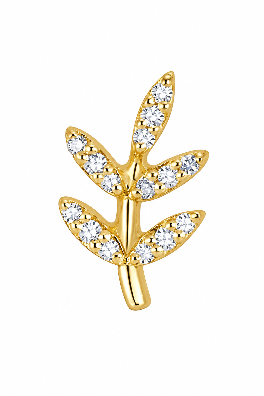 Laurel Leaf Stud