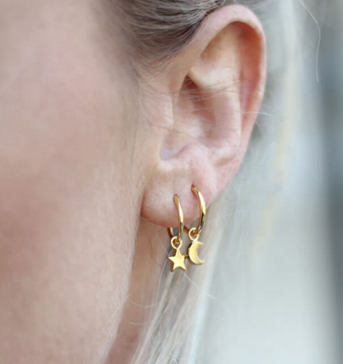 Plain Gold Hoops (3 sizes)