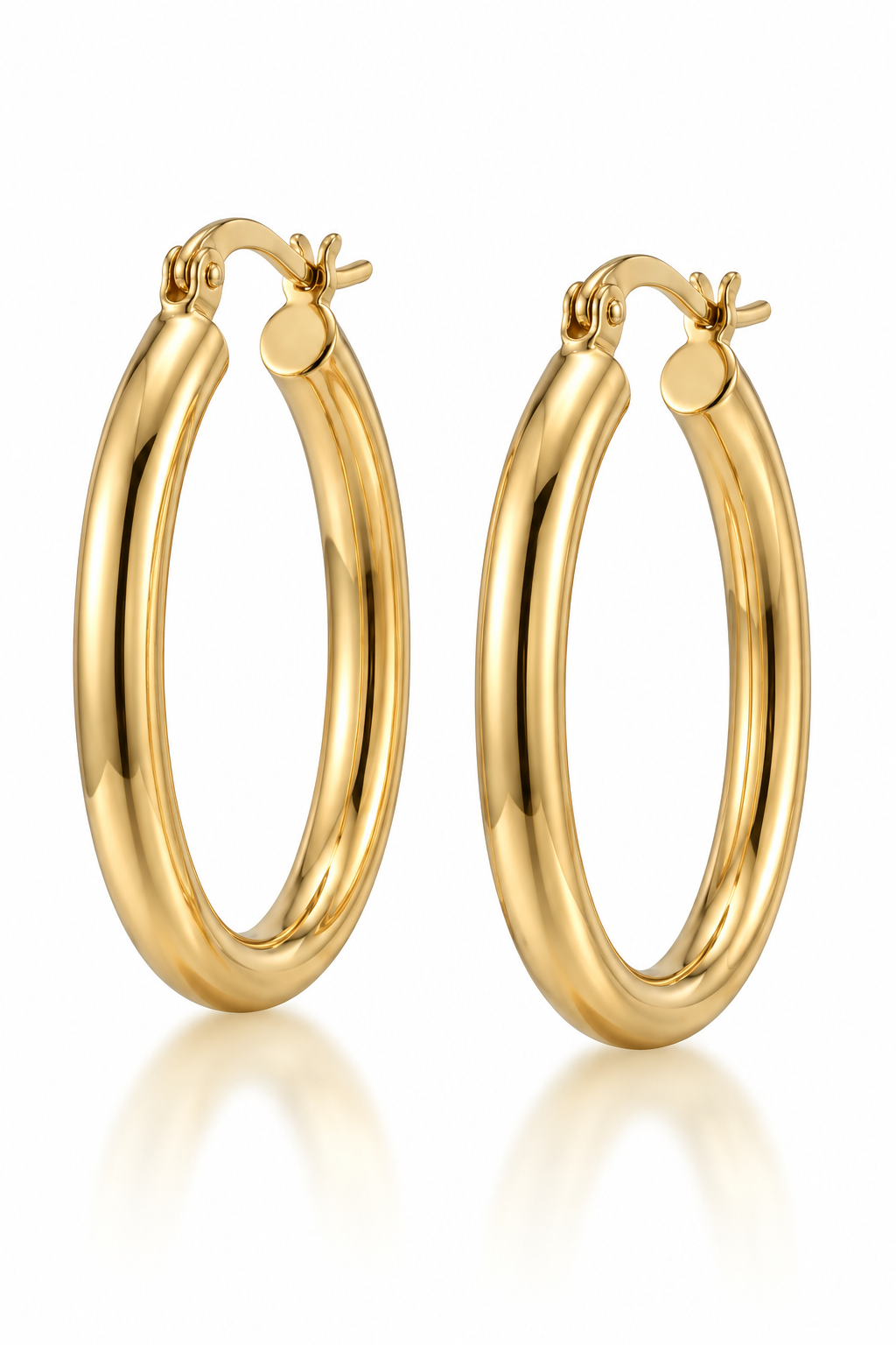 Mega Golden Hoops